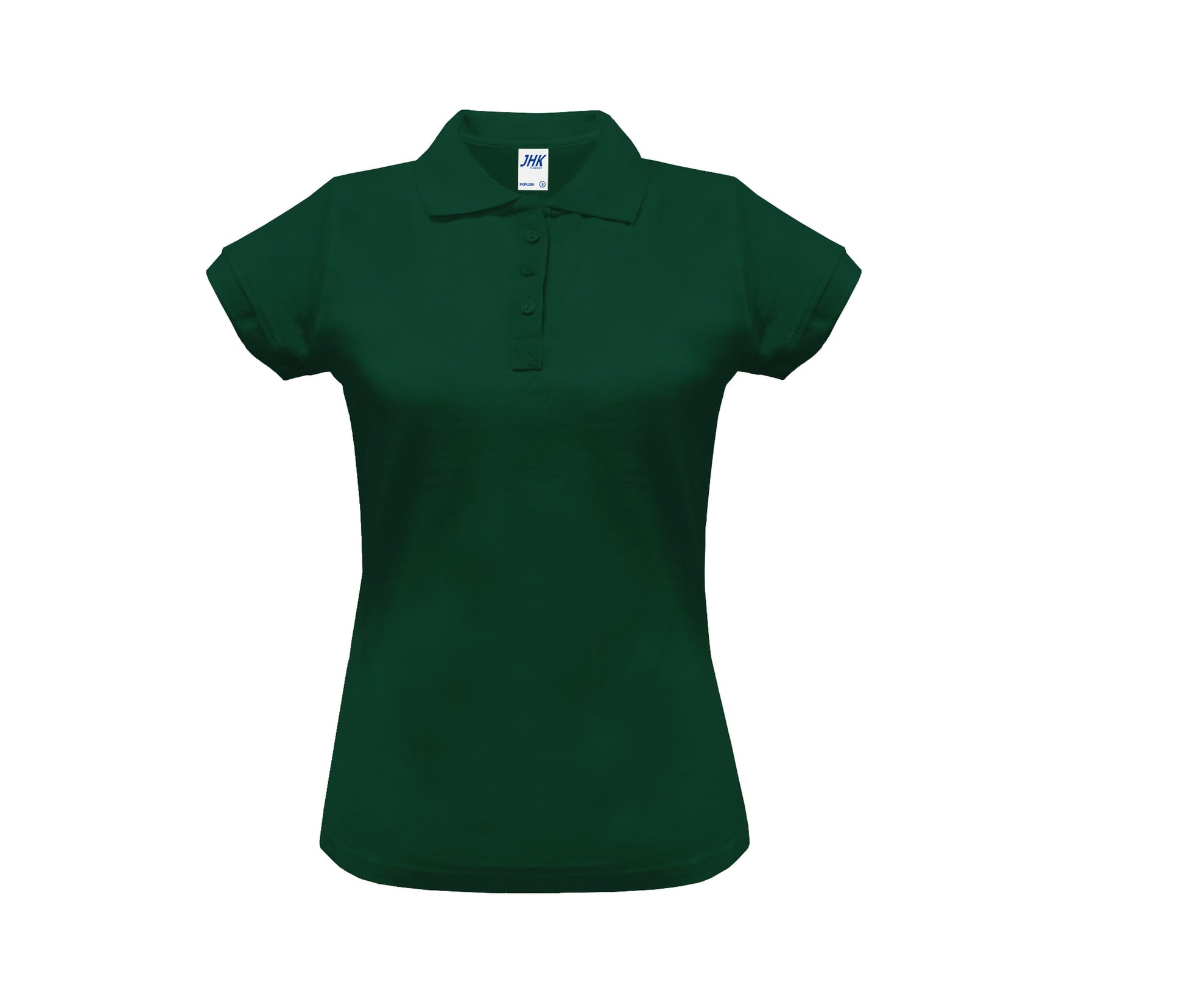 Polo Piqué Femme 200 - Bottle Green