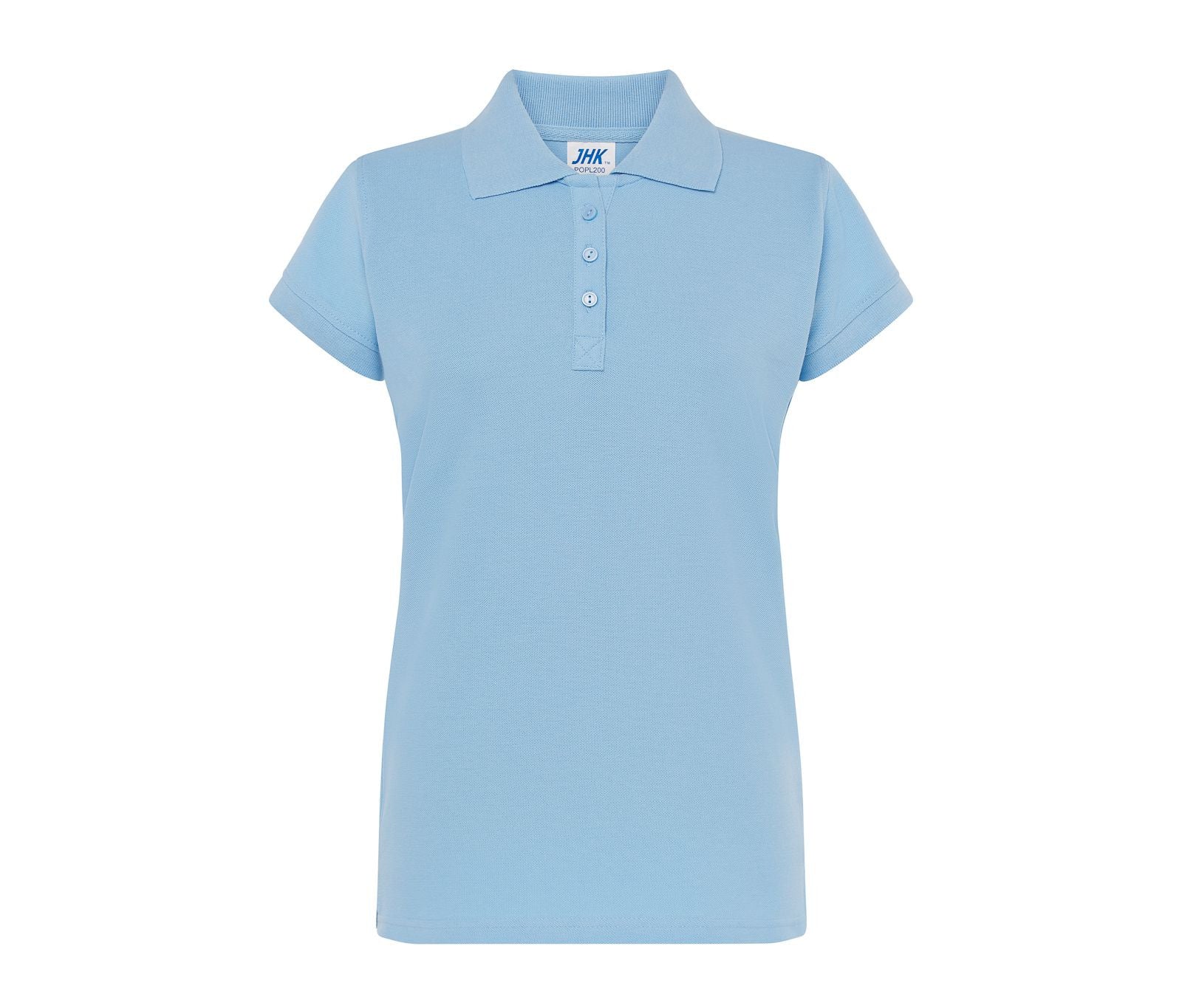 Polo Piqué Femme 200 - Sky Blue