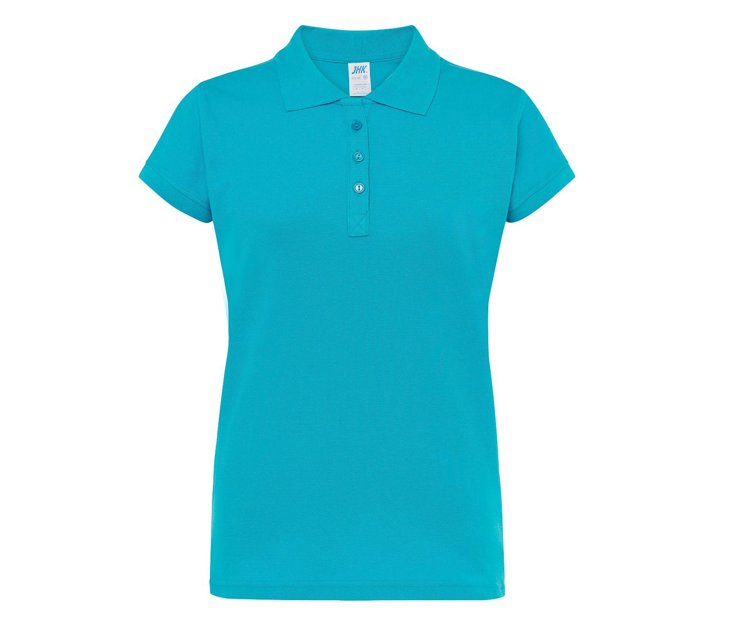 Polo Piqué Femme 200 - Turquoise