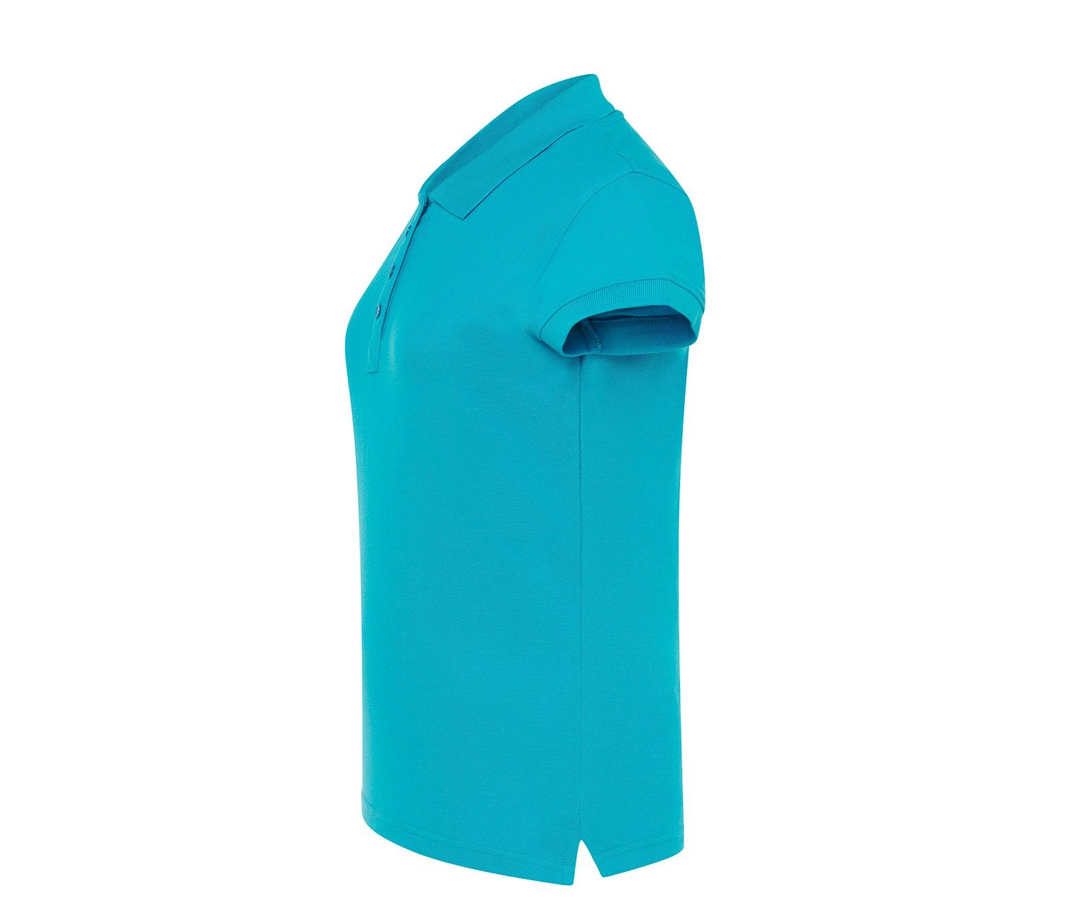 Polo Piqué Femme 200 - Turquoise