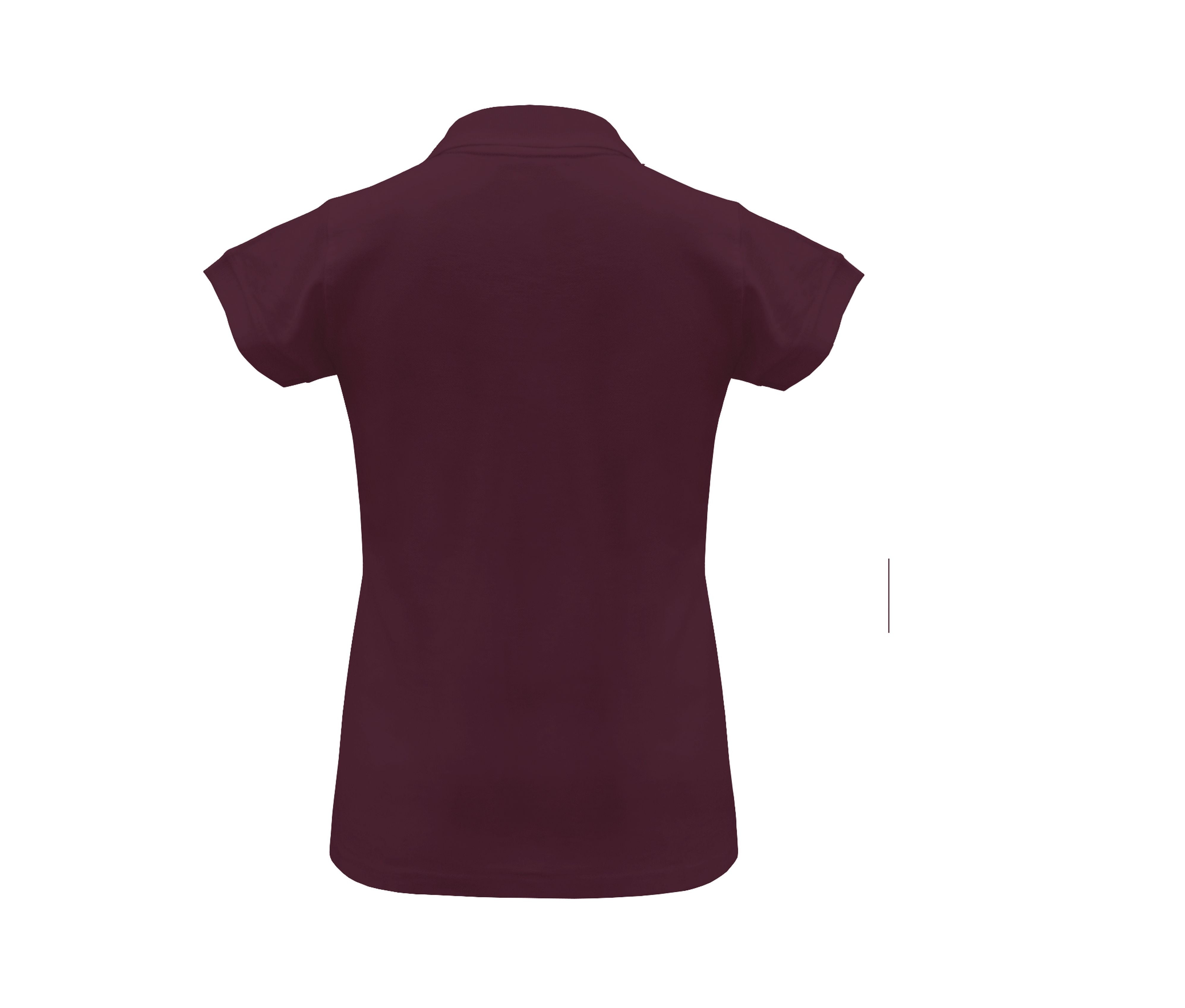 Polo Piqué Femme 200 - Burgundy