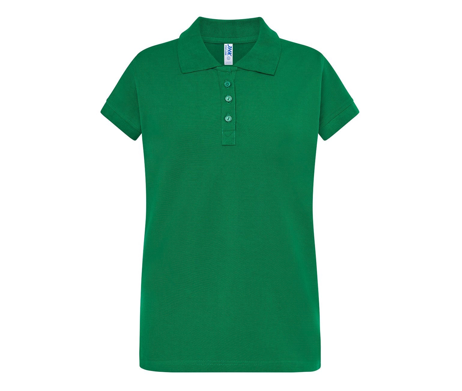 Polo Piqué Femme 200 - Kelly Green
