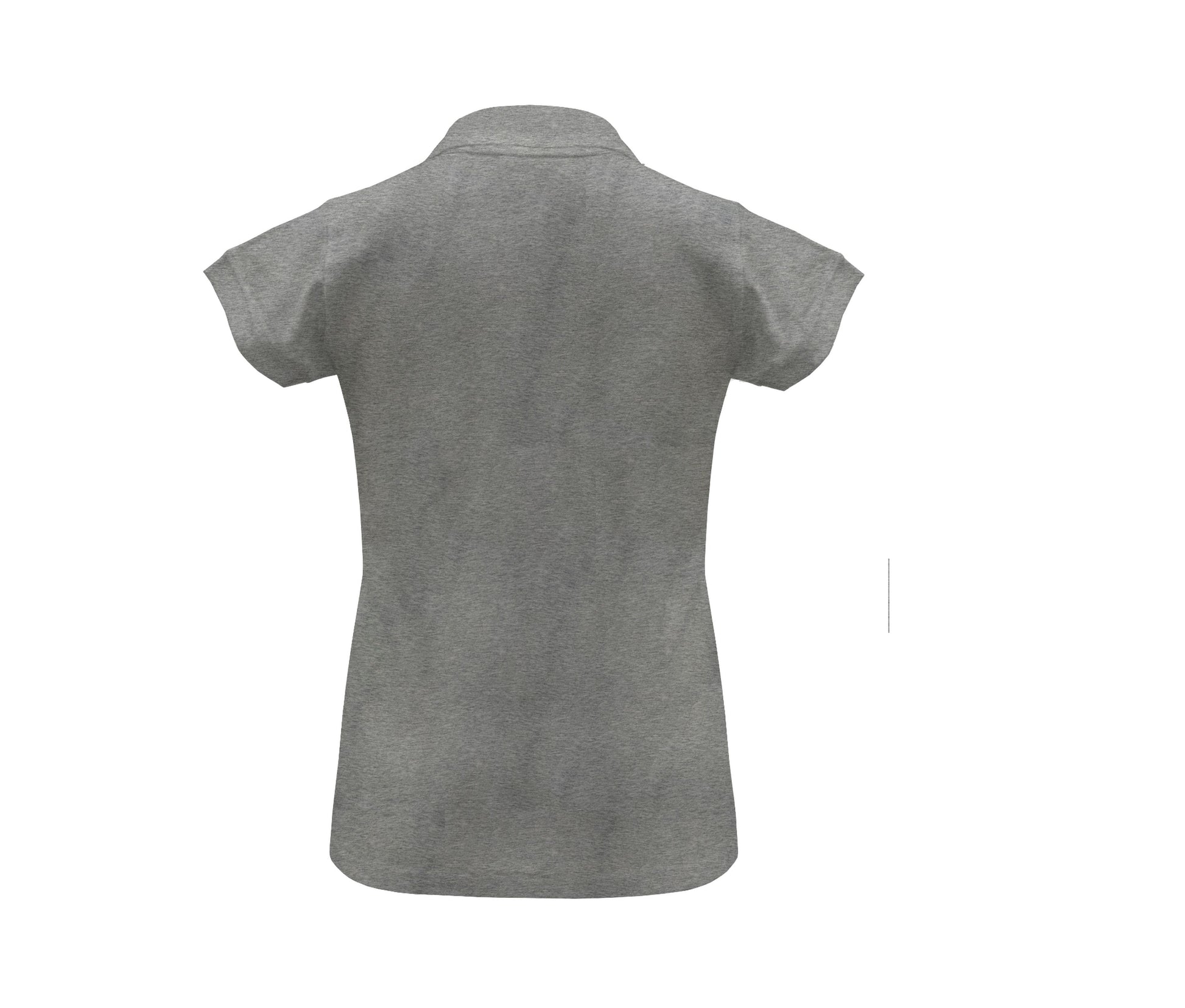 Polo Piqué Femme 200 - Grey Melange