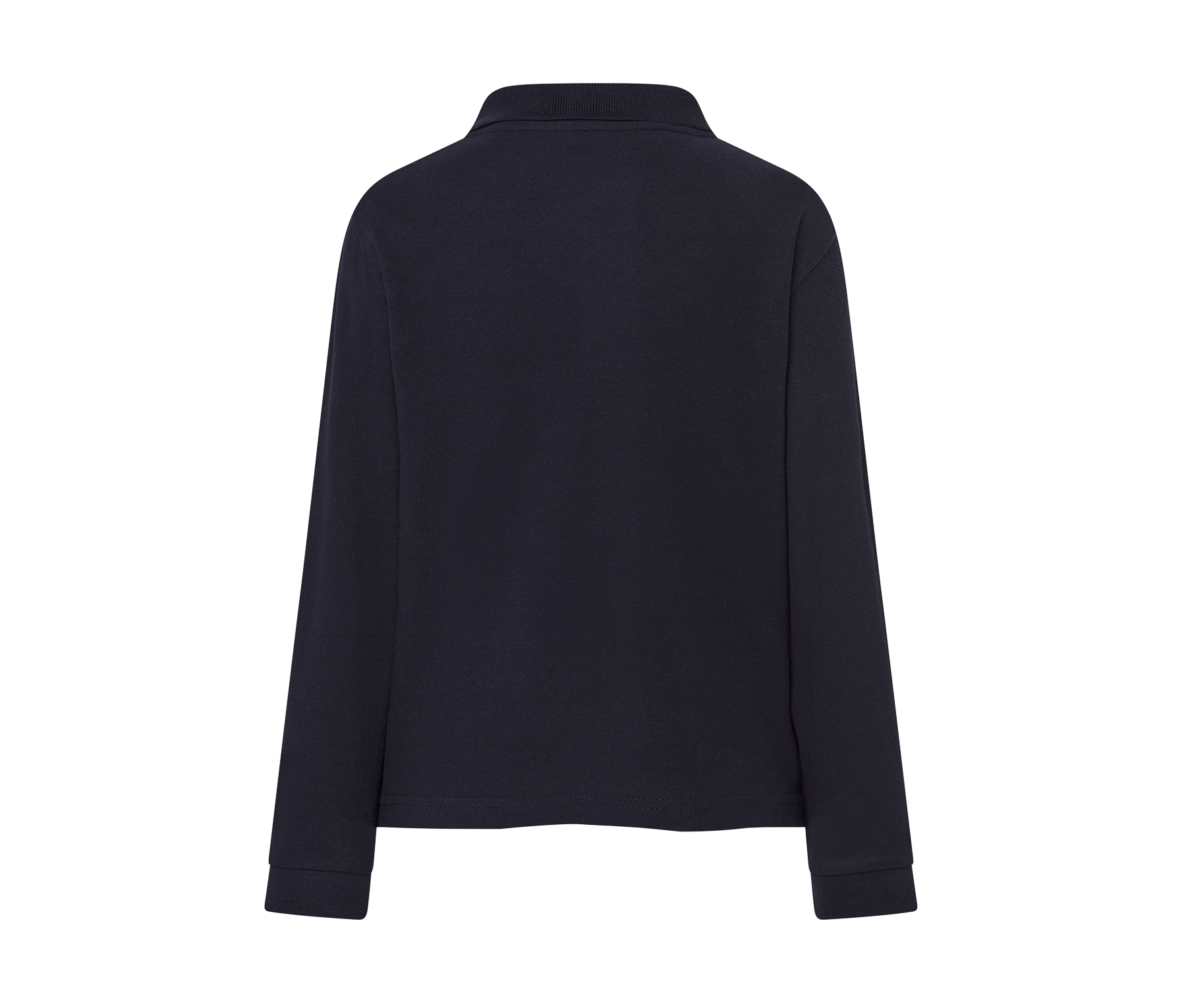 Polo Piqué Enfant Manches Longues - Navy