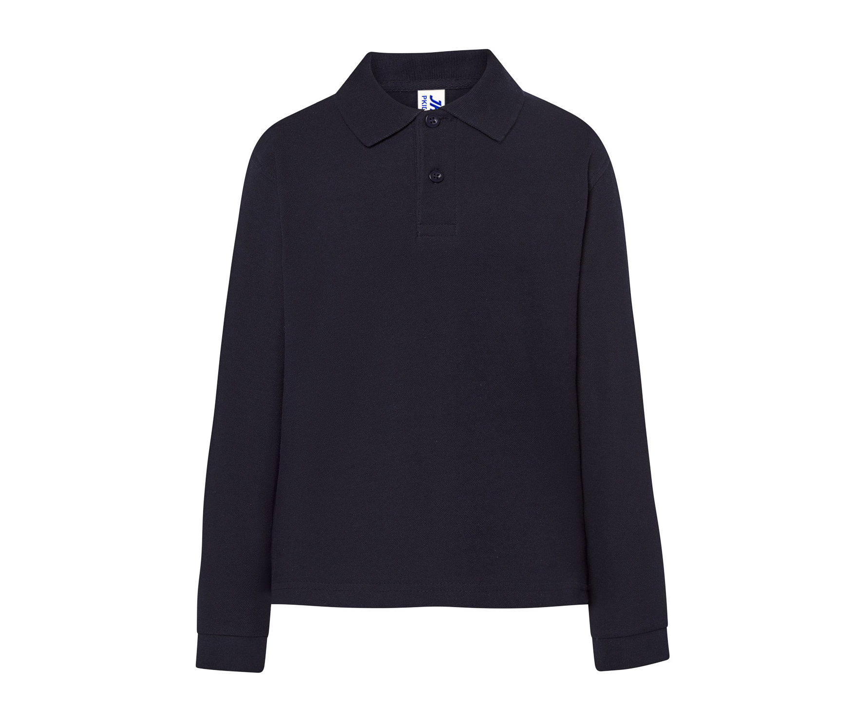Polo Piqué Enfant Manches Longues - Navy
