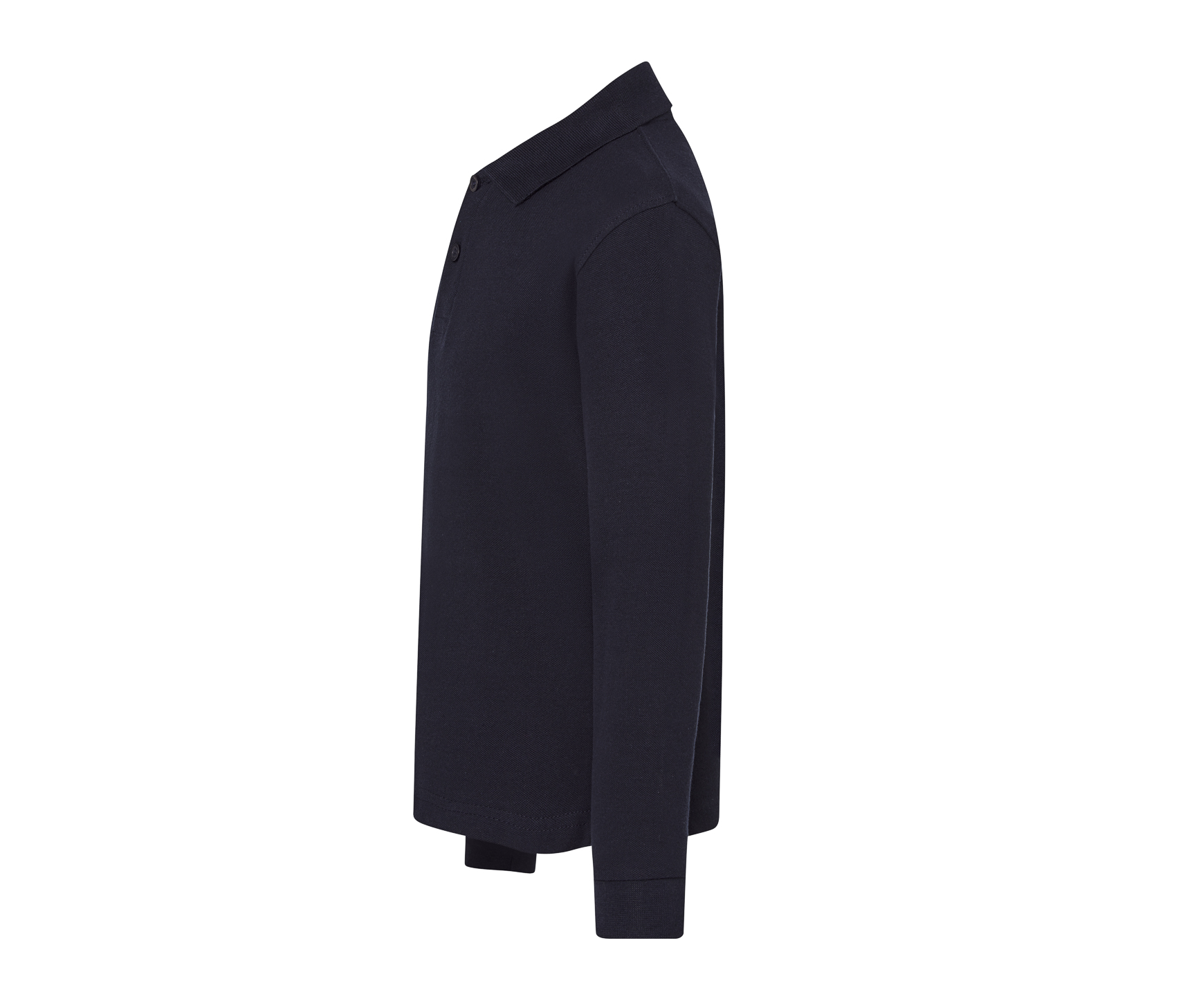 Polo Piqué Enfant Manches Longues - Navy