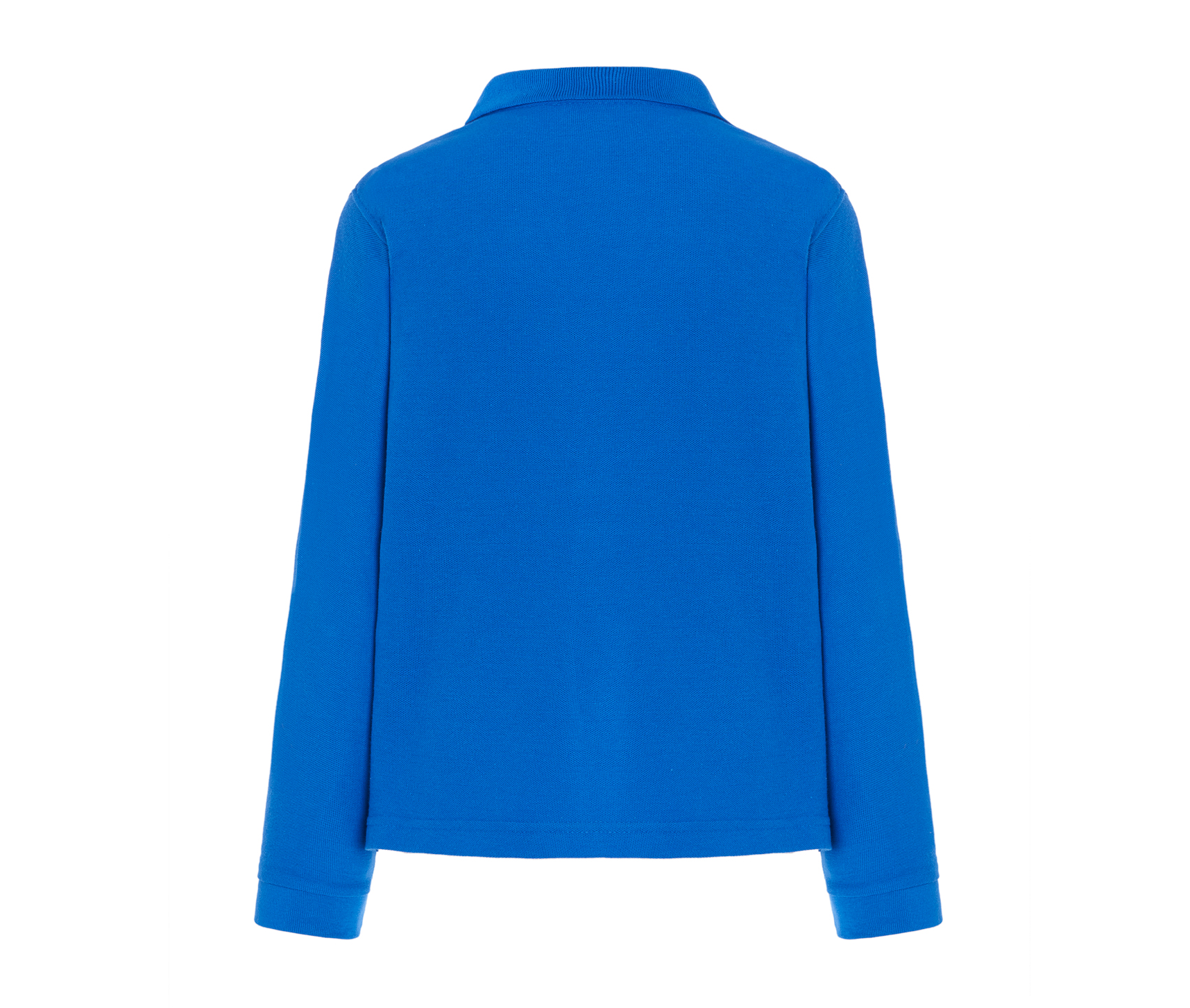 Polo Piqué Enfant Manches Longues - Royal Blue
