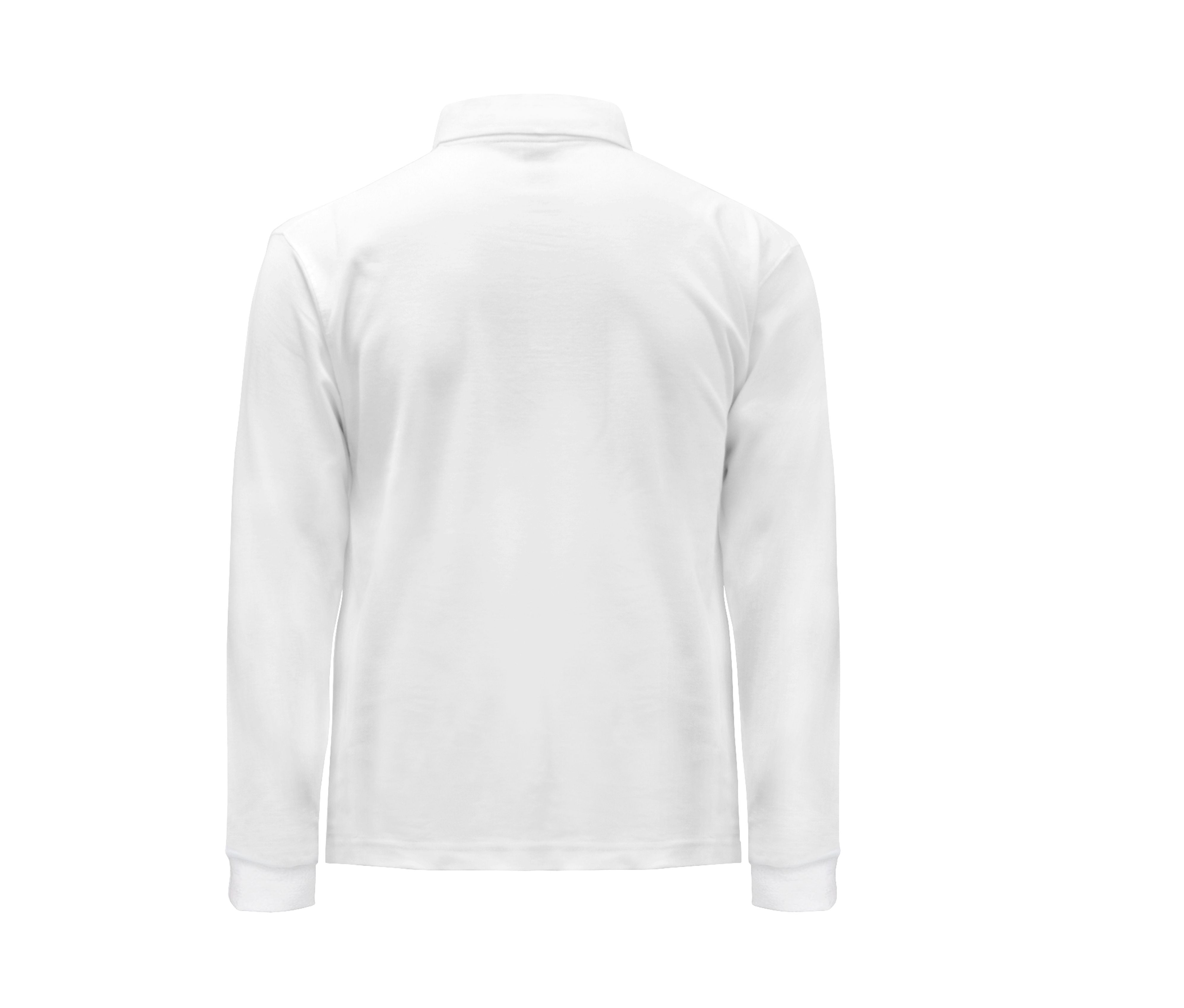 Polo Manches Longues Homme - White