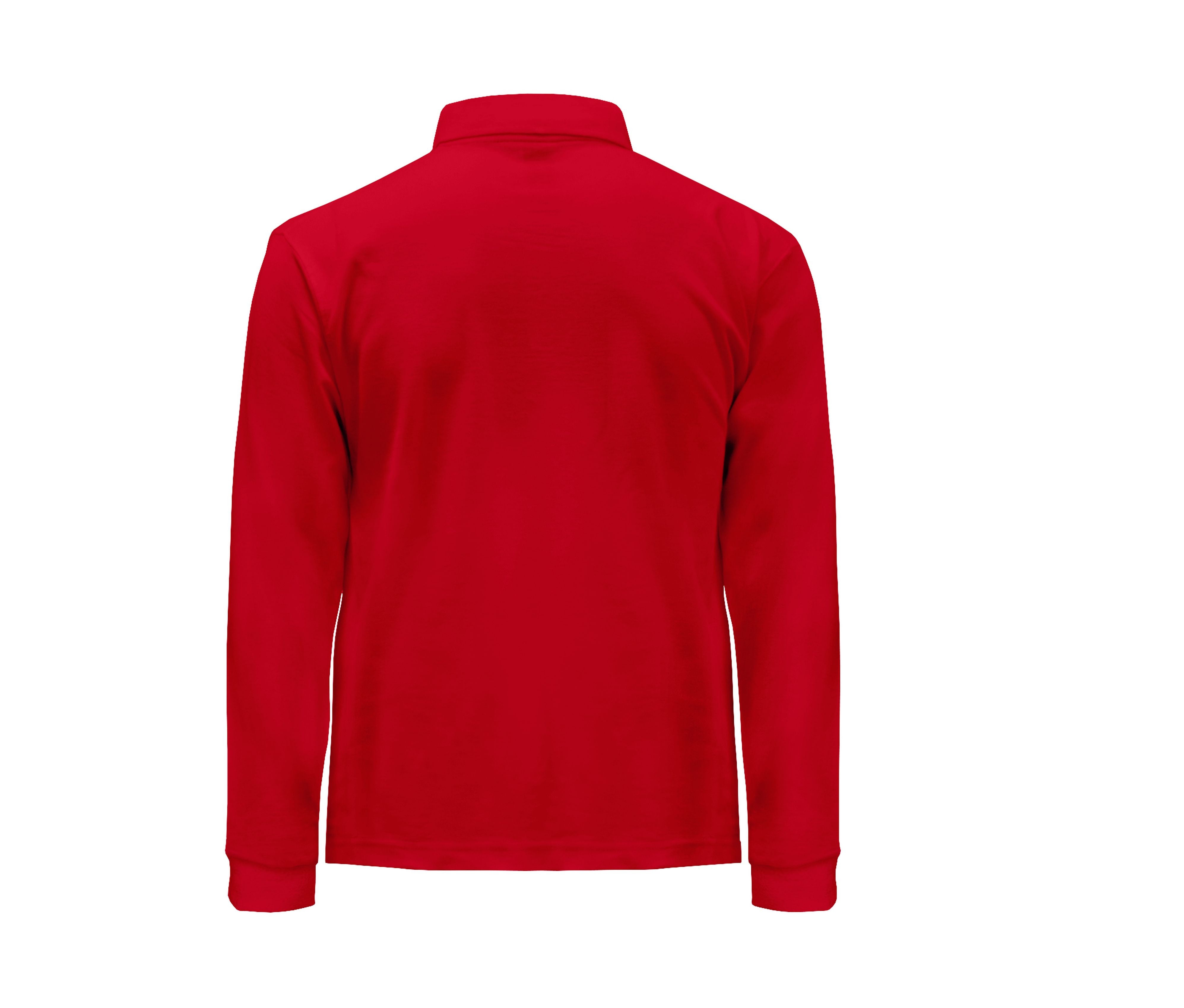 Polo Manches Longues Homme - Red