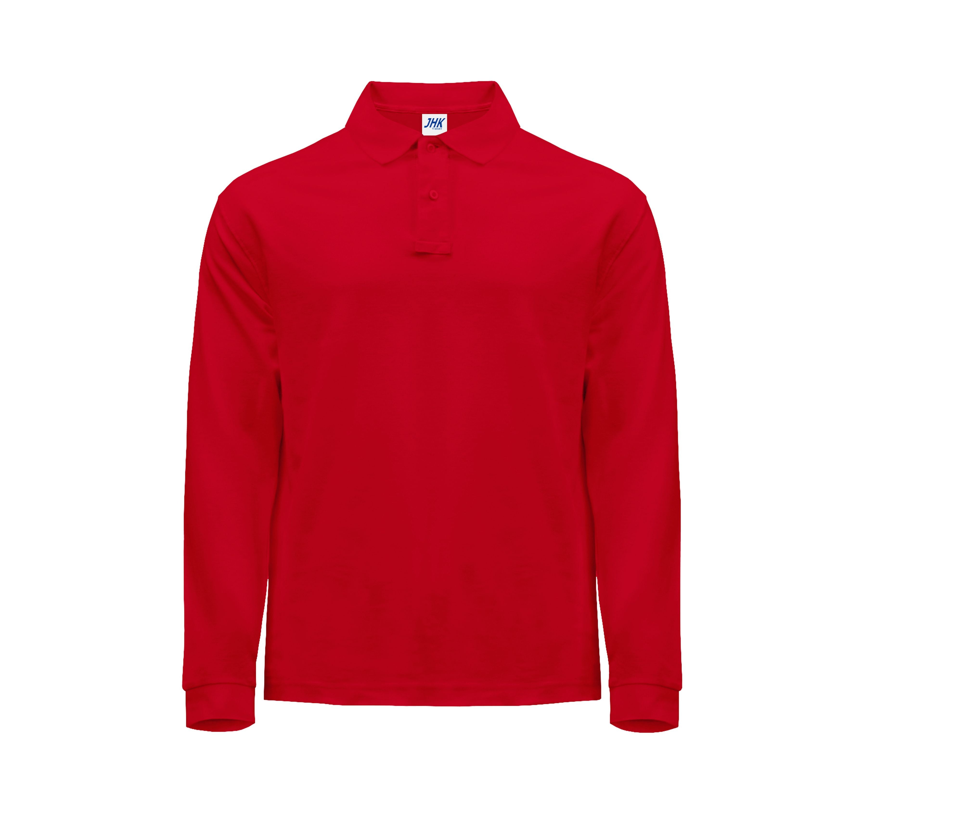 Polo Manches Longues Homme - Red