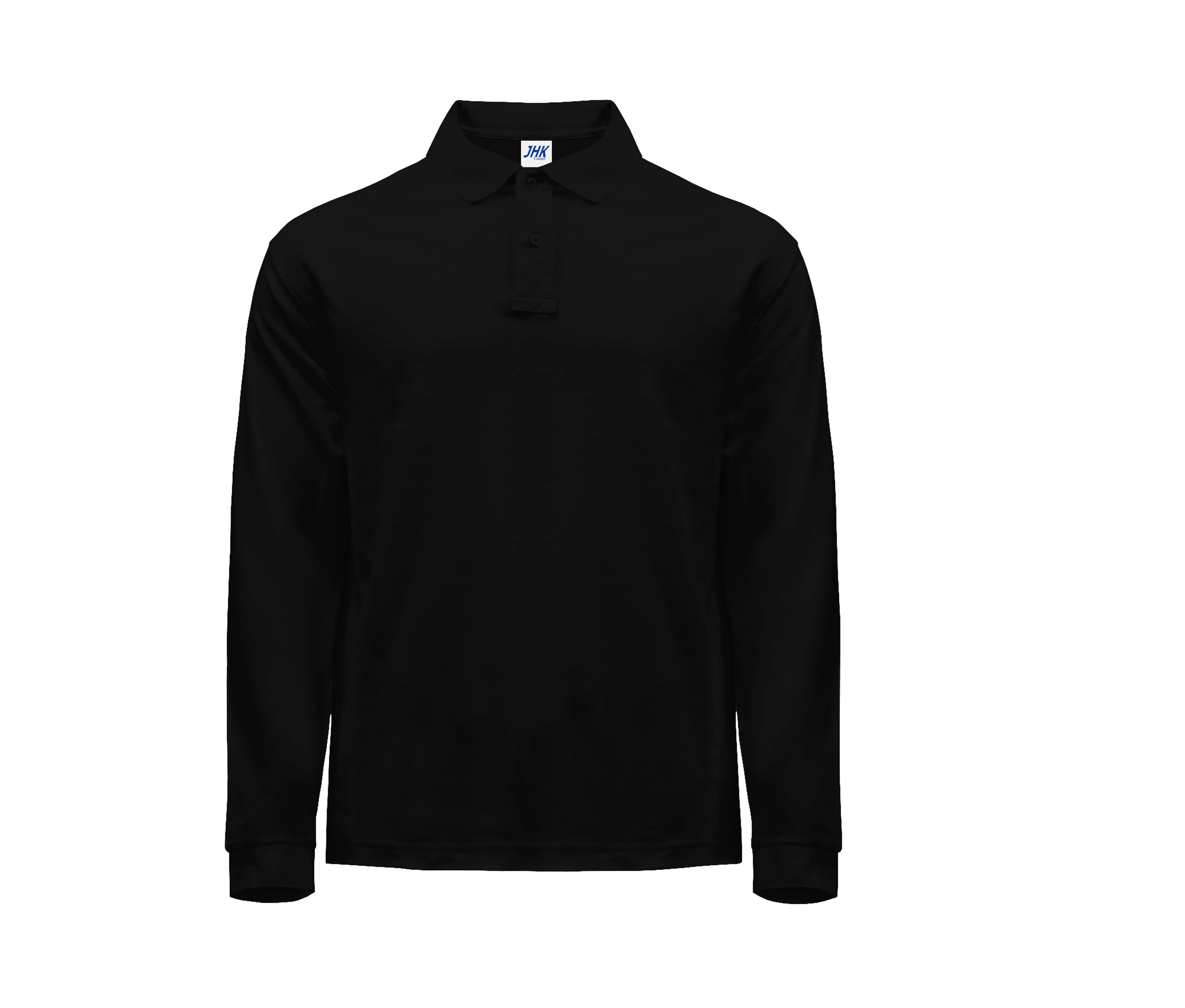 Polo Manches Longues Homme - Black