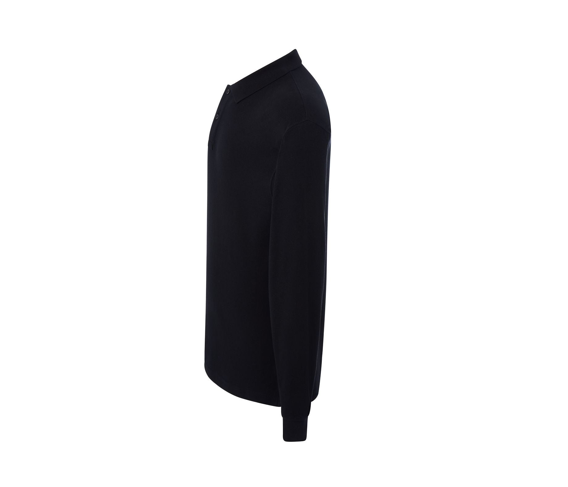 Polo Manches Longues Homme - Black