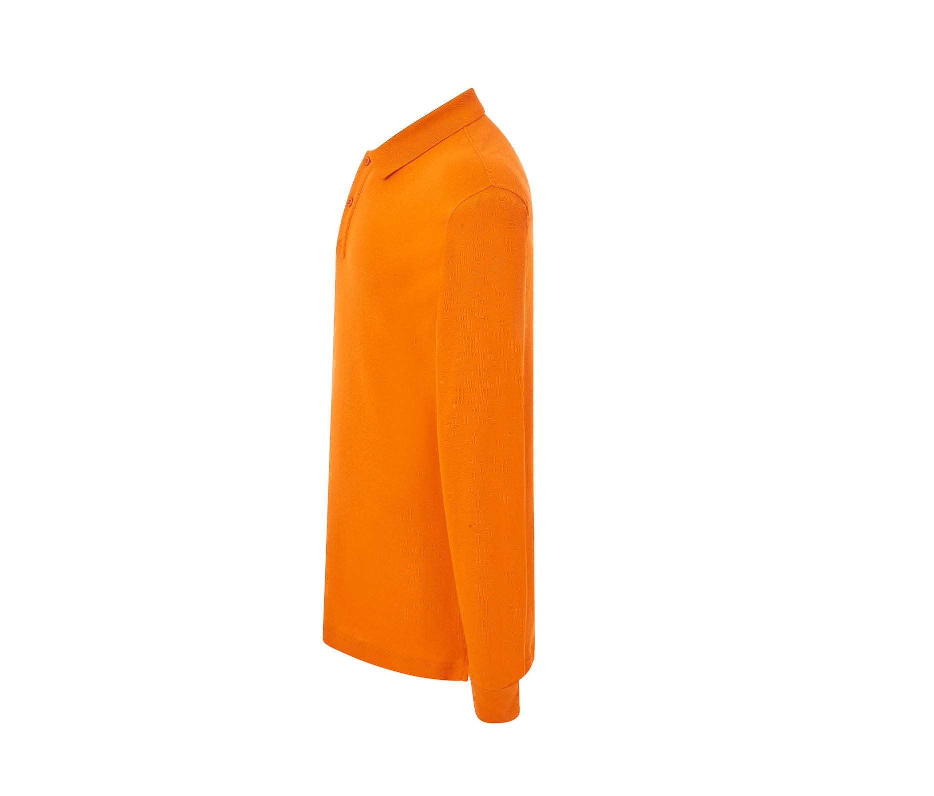 Polo Manches Longues Homme - Orange