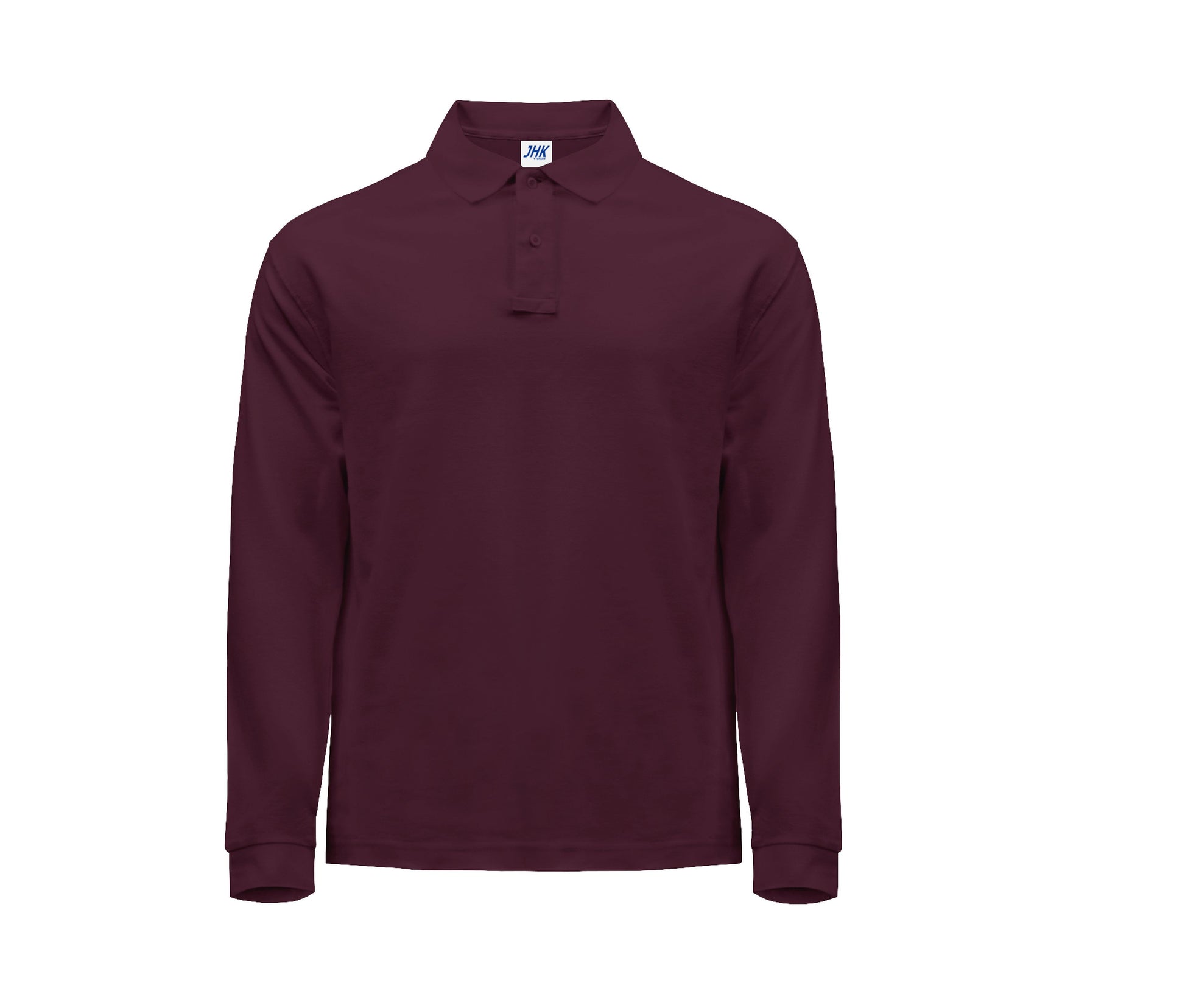 Polo Manches Longues Homme - Burgundy