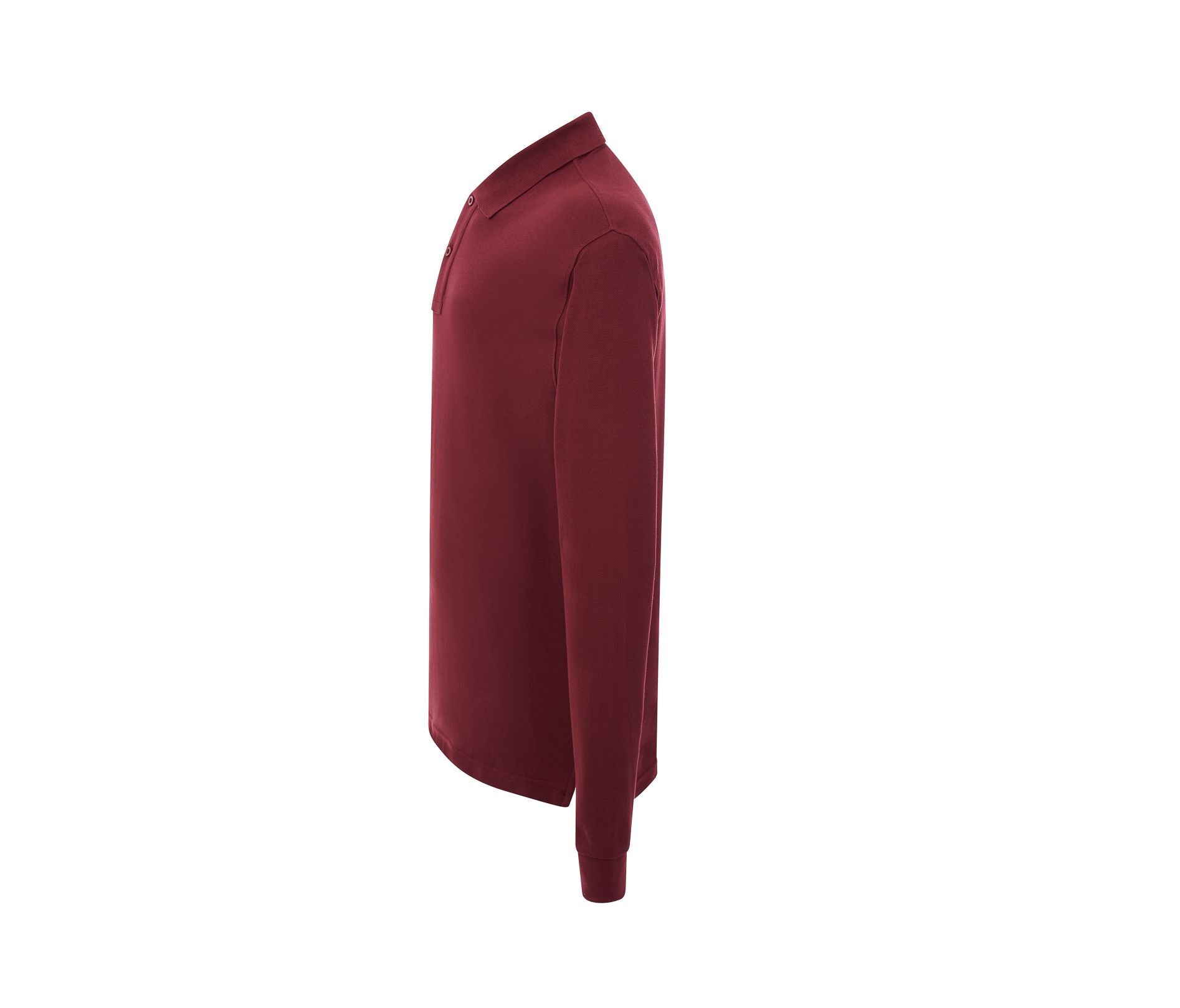 Polo Manches Longues Homme - Burgundy