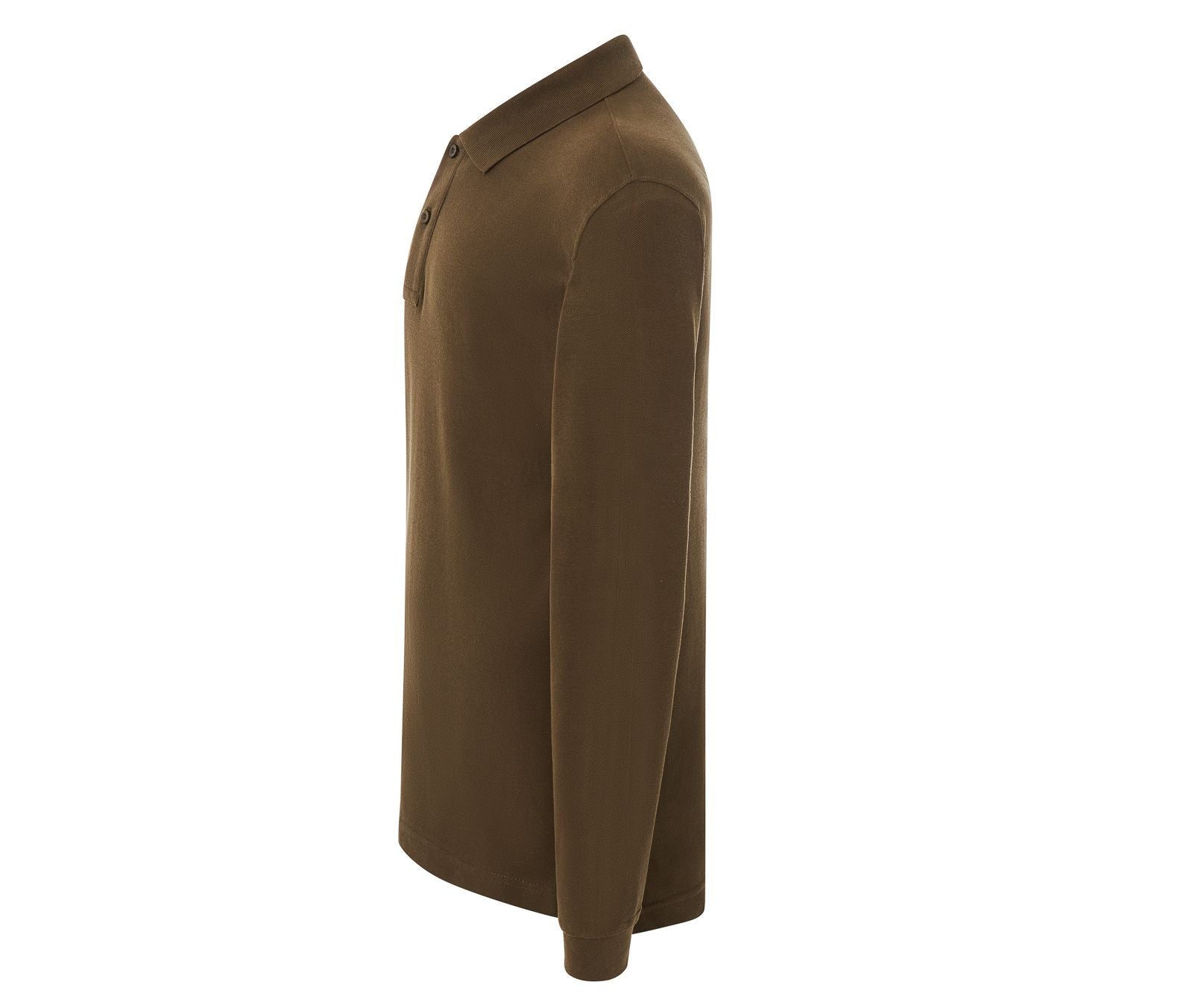 Polo Manches Longues Homme - Khaki
