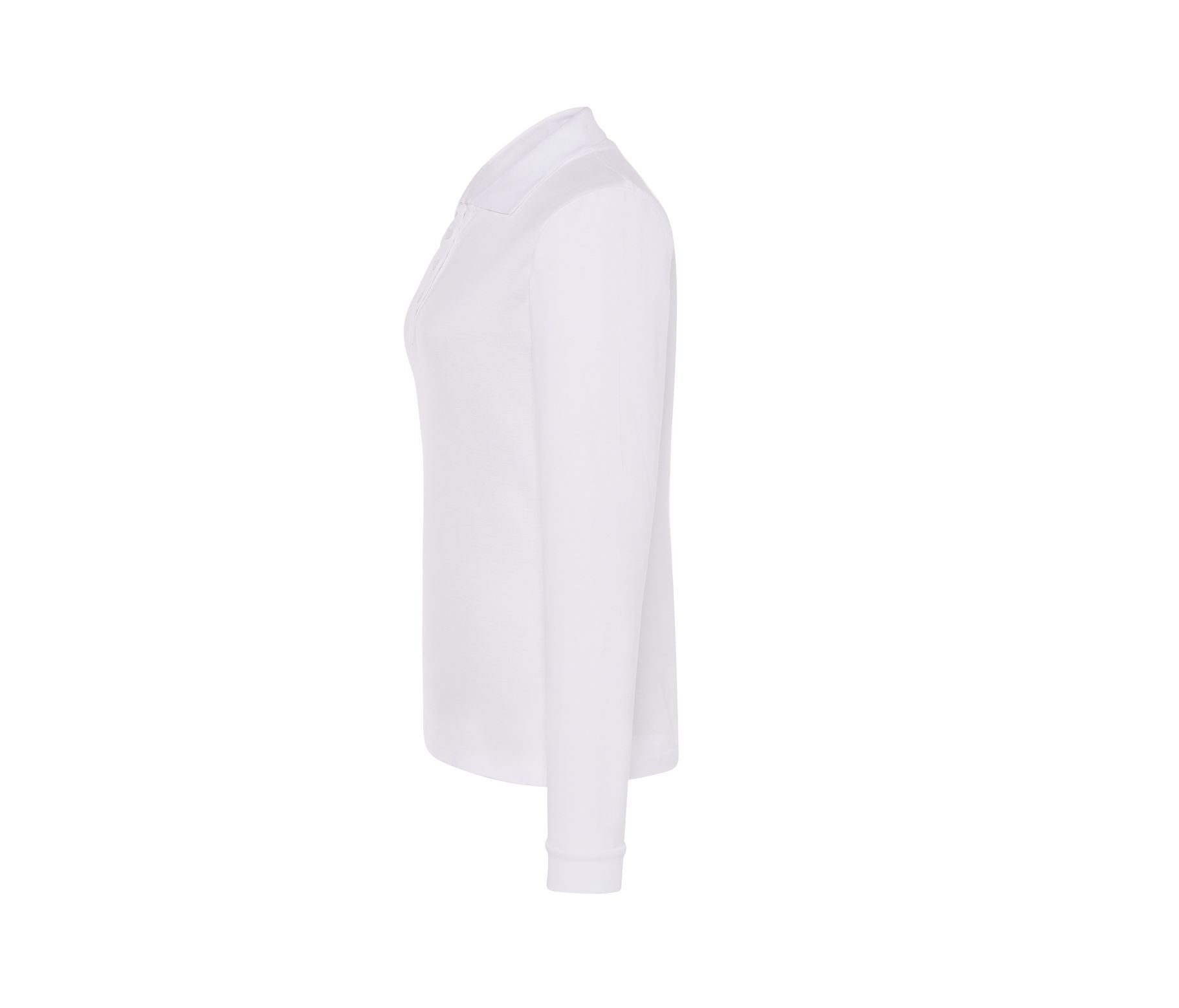 Polo Manches Longues Femme 200 - White