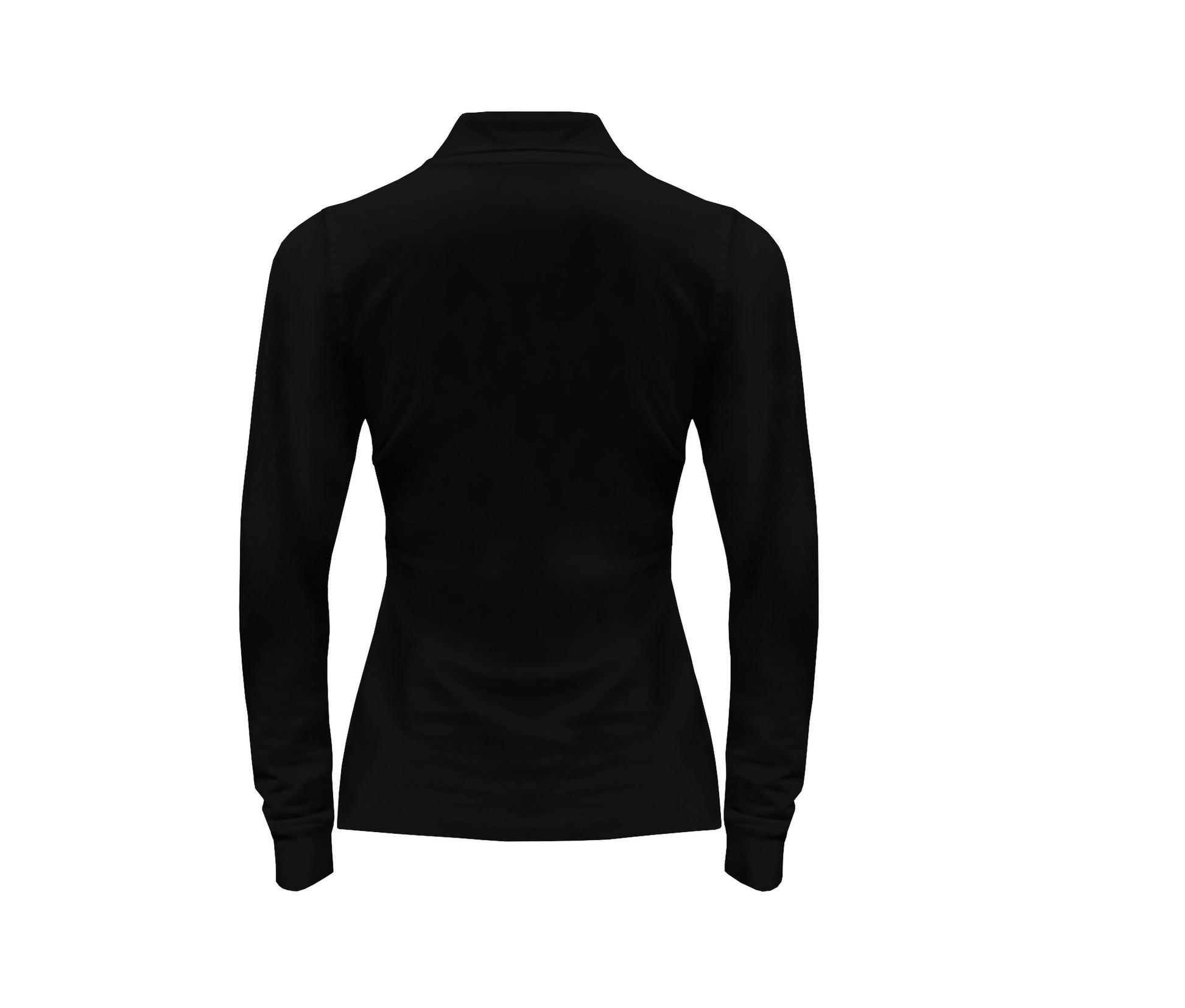 Polo Manches Longues Femme 200 - Black