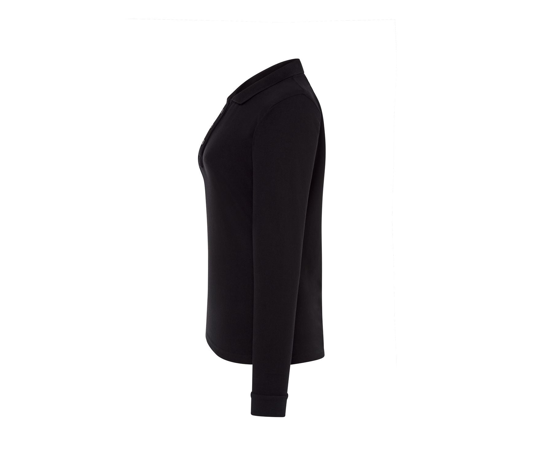 Polo Manches Longues Femme 200 - Black