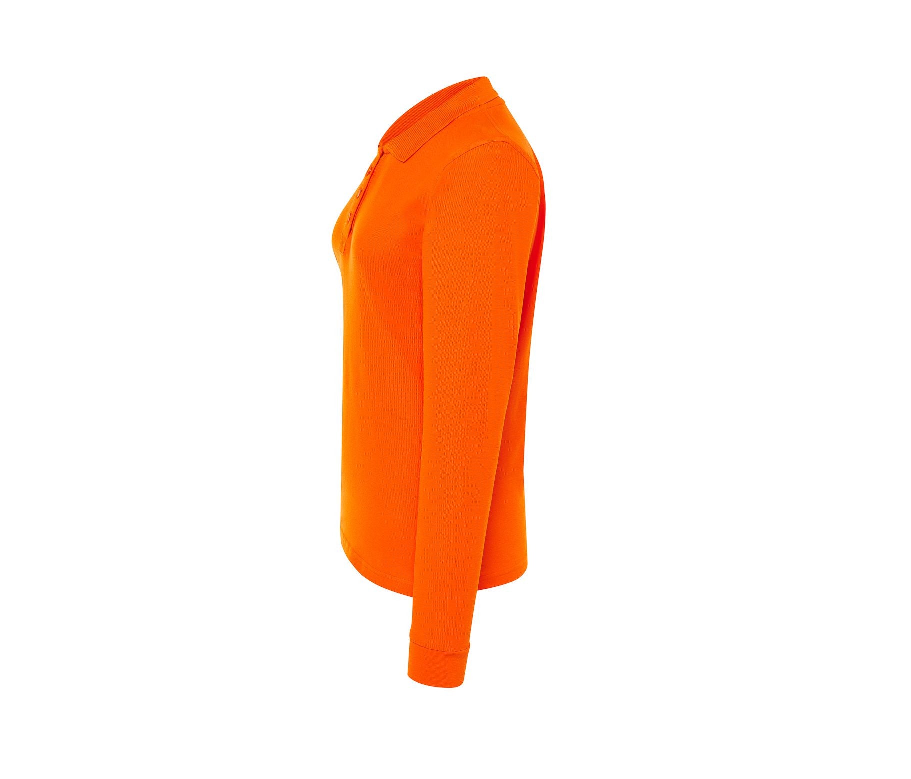 Polo Manches Longues Femme 200 - Orange