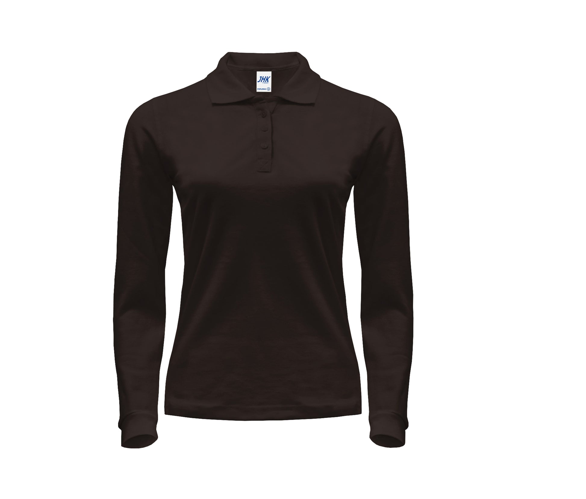 Polo Manches Longues Femme 200 - Graphite