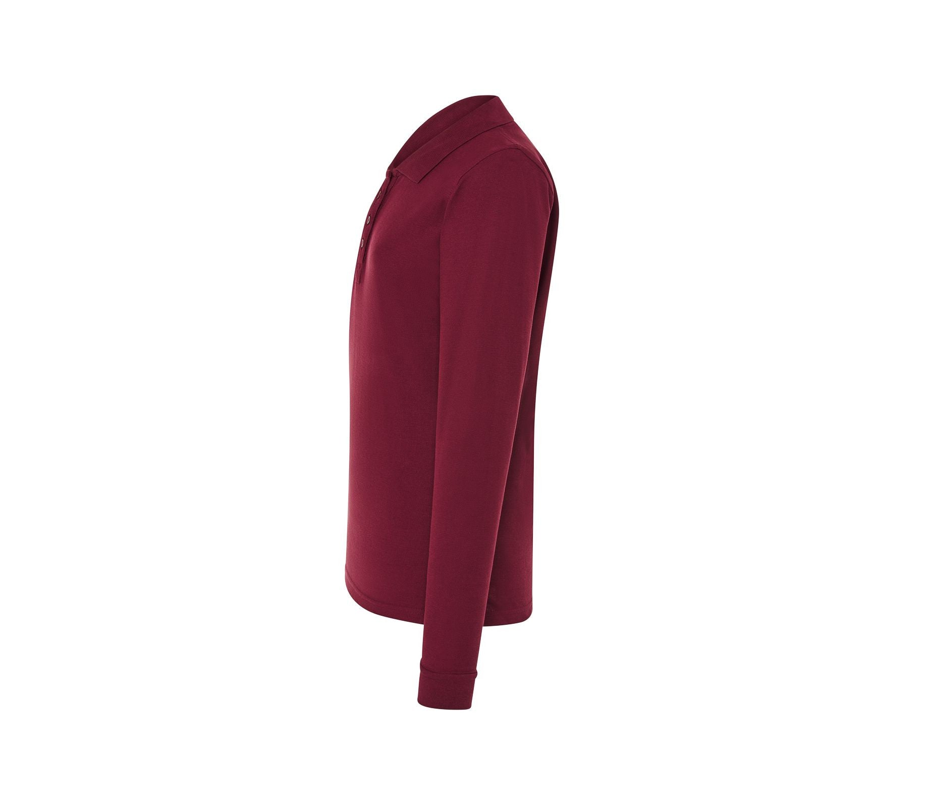Polo Manches Longues Femme 200 - Burgundy