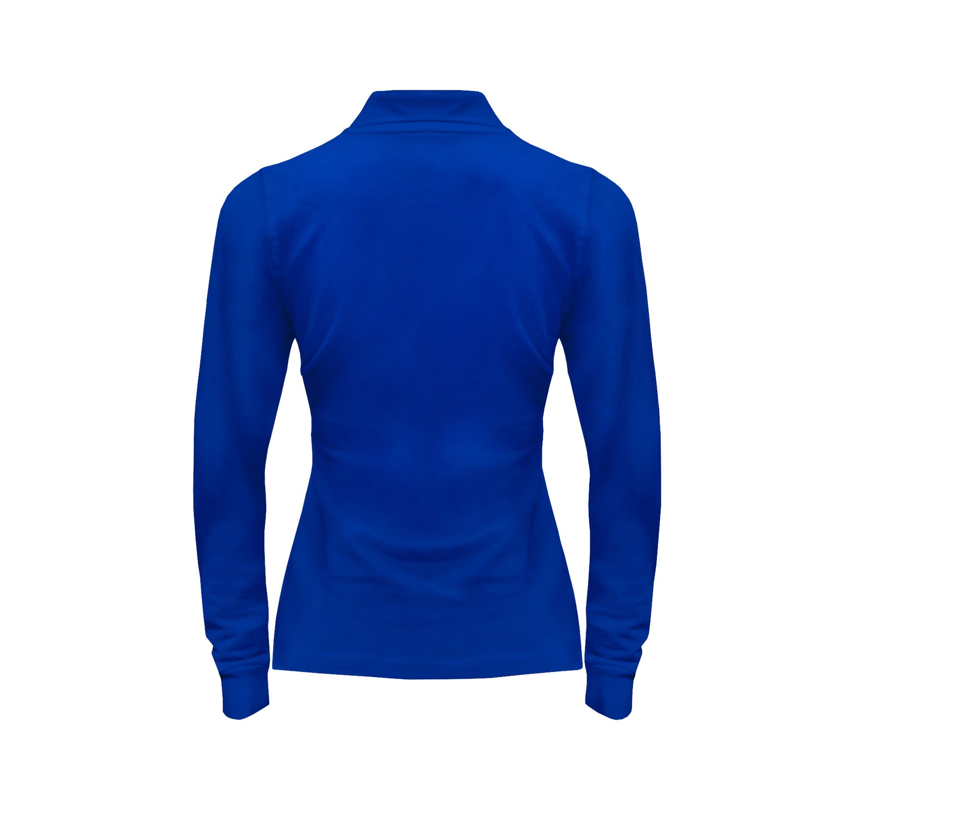 Polo Manches Longues Femme 200 - Royal Blue