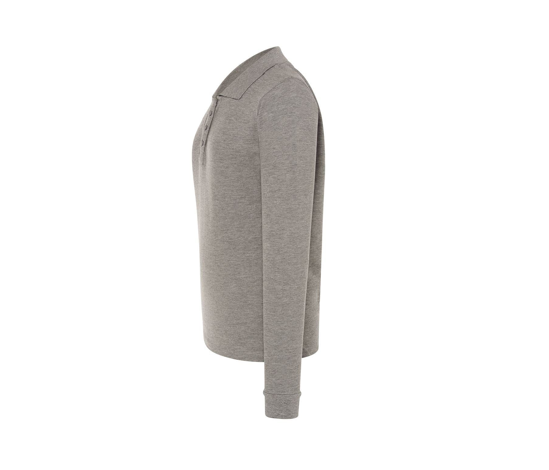 Polo Manches Longues Femme 200 - Grey Melange