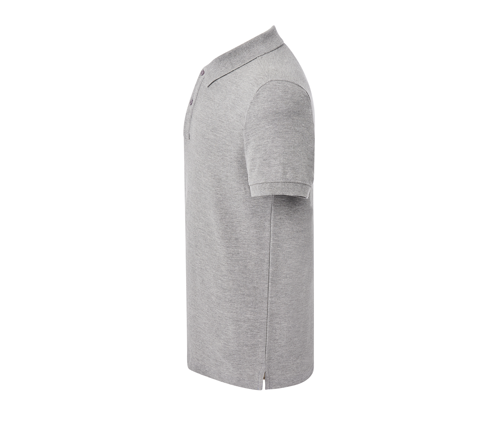 Polo Coton 240 - Grey Melange