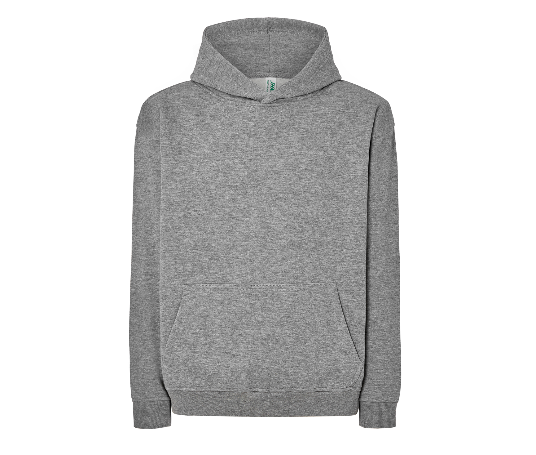 Sweat Kangourou Oversize Unisexe - Grey Melange