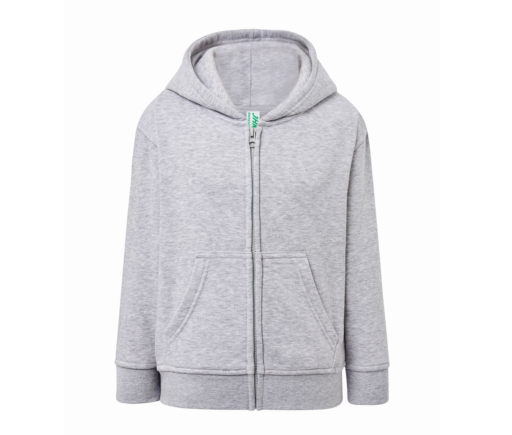 Sweat Capuche Zippé - Ash Melange