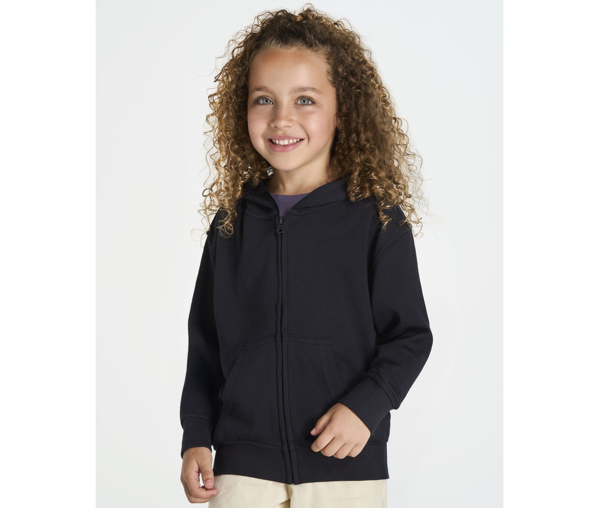 Sweat capuche zippé