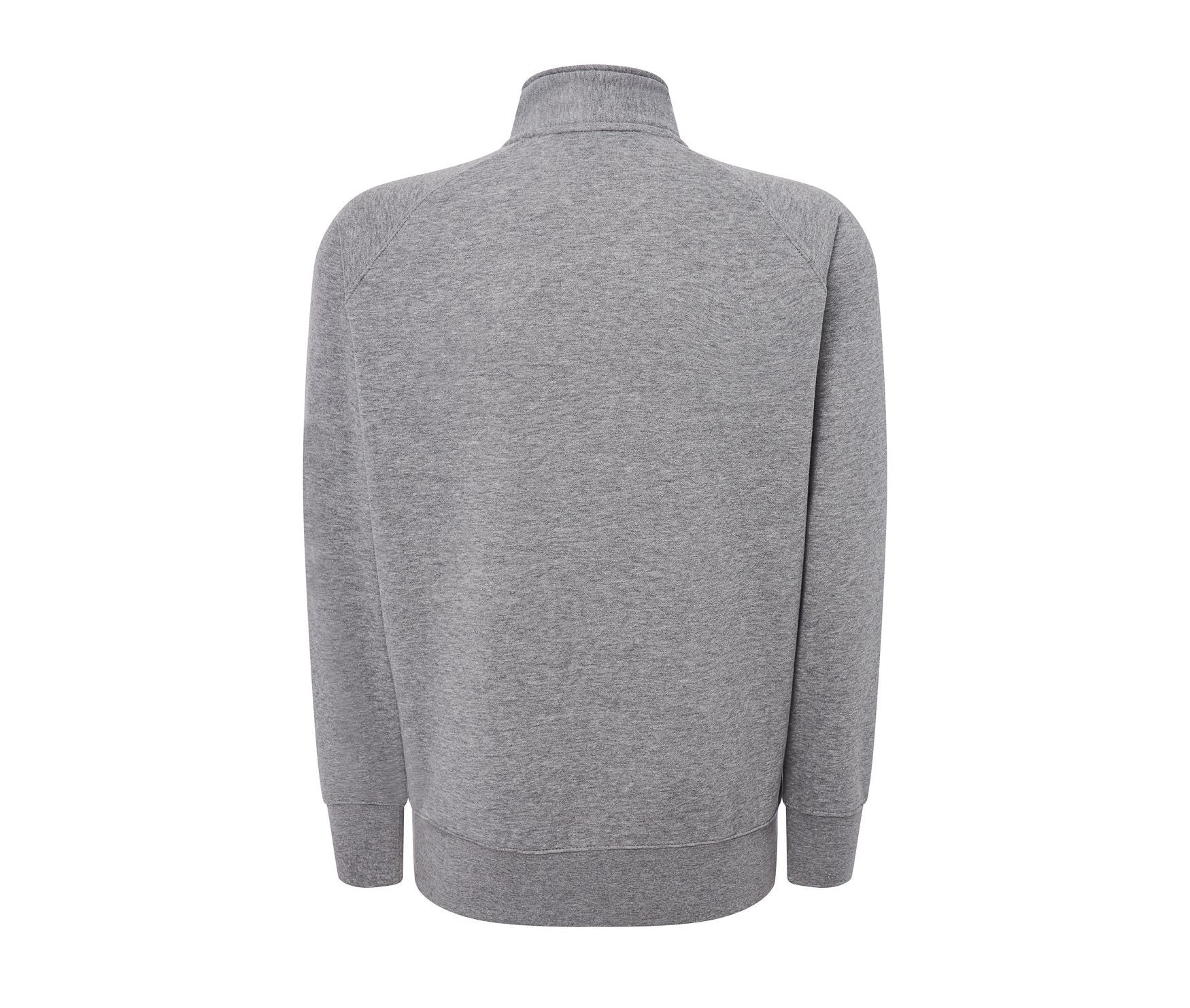 Sweat Grand Zip - Grey Melange