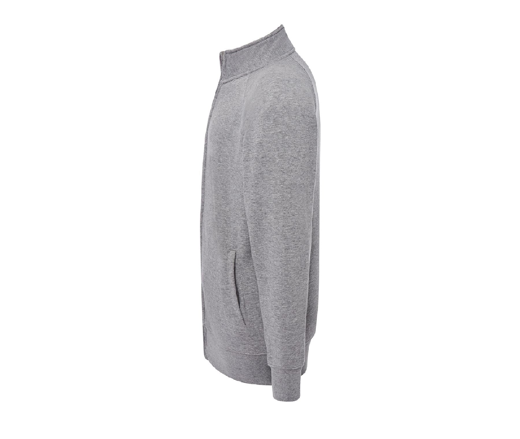 Sweat Grand Zip - Grey Melange