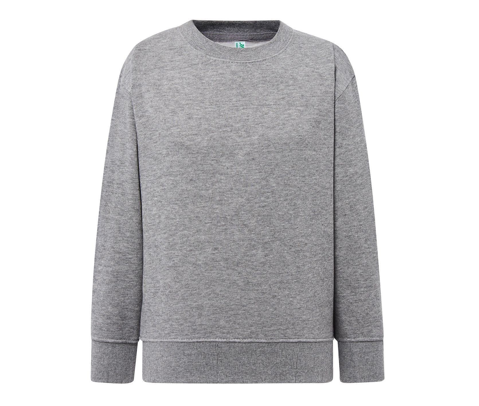Sweat Enfant Col Rond - Grey Melange