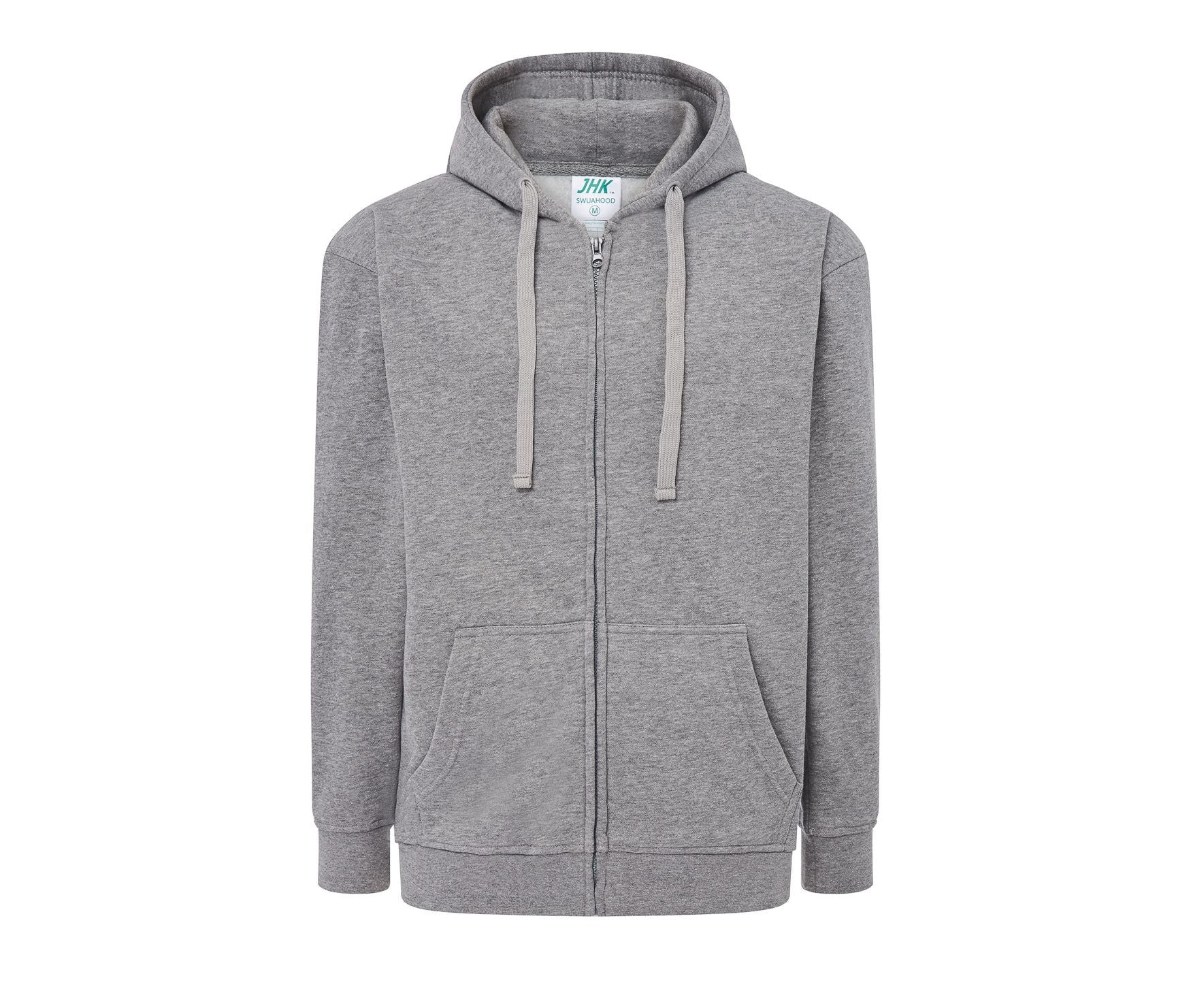 Sweat Capuche Zippé - Grey Melange