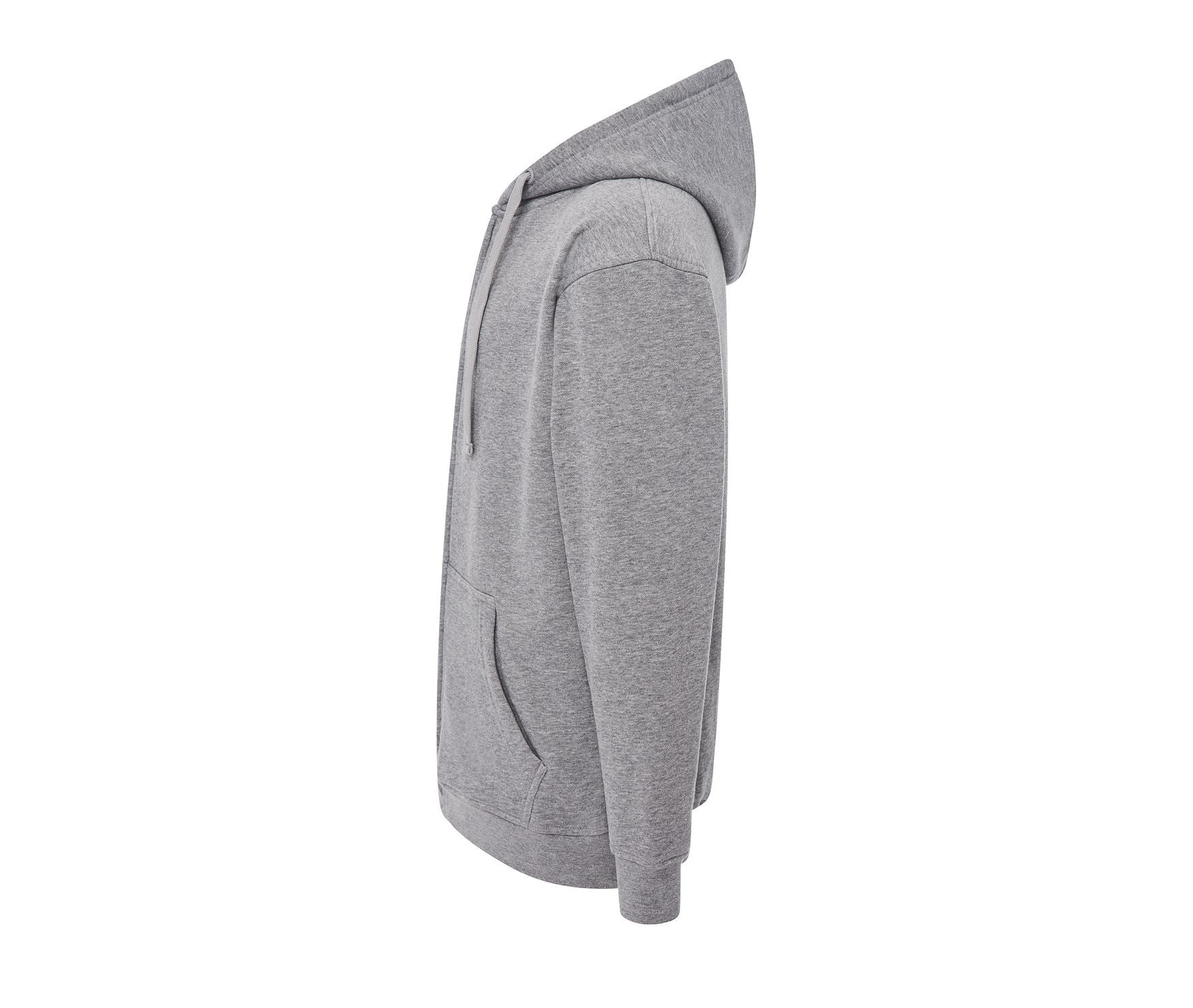 Sweat Capuche Zippé - Grey Melange