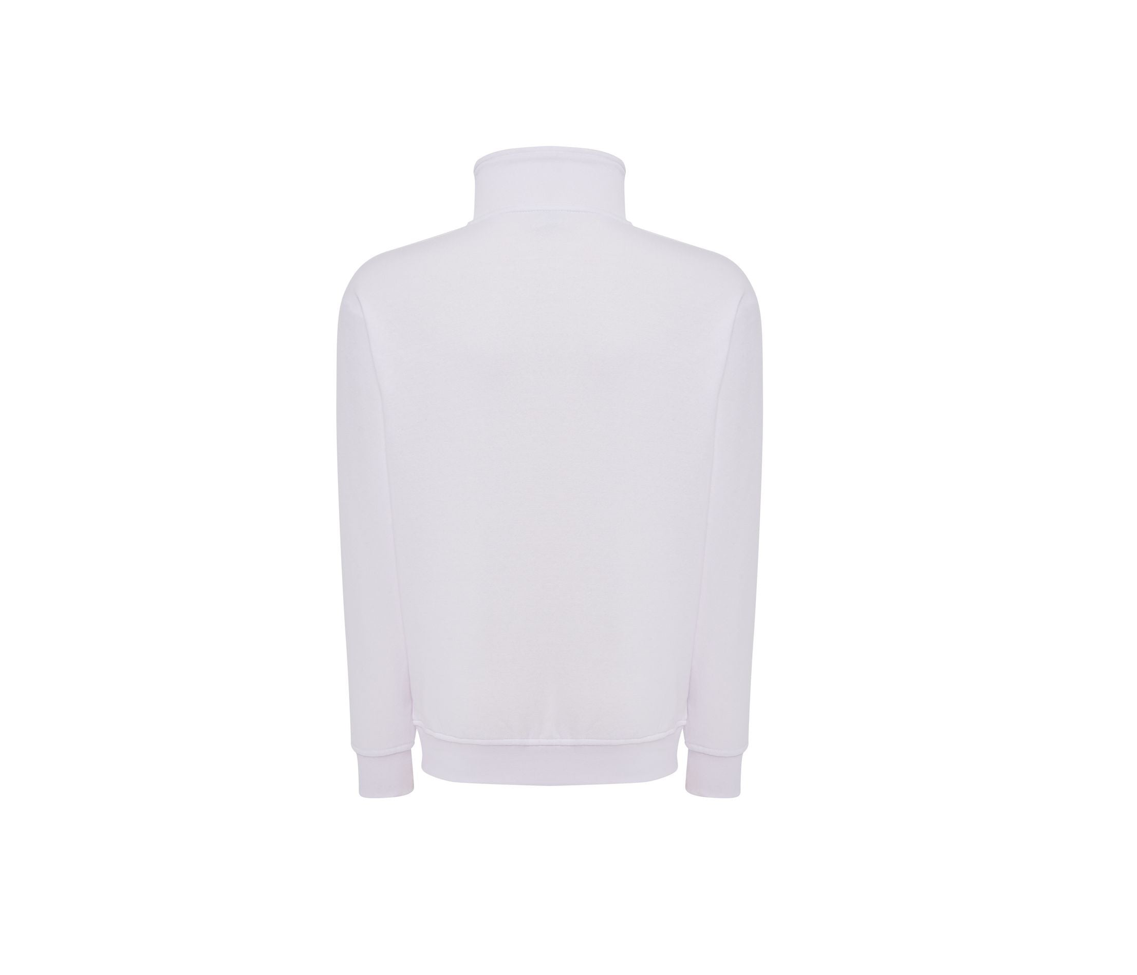 Sweat Col Zippé - White