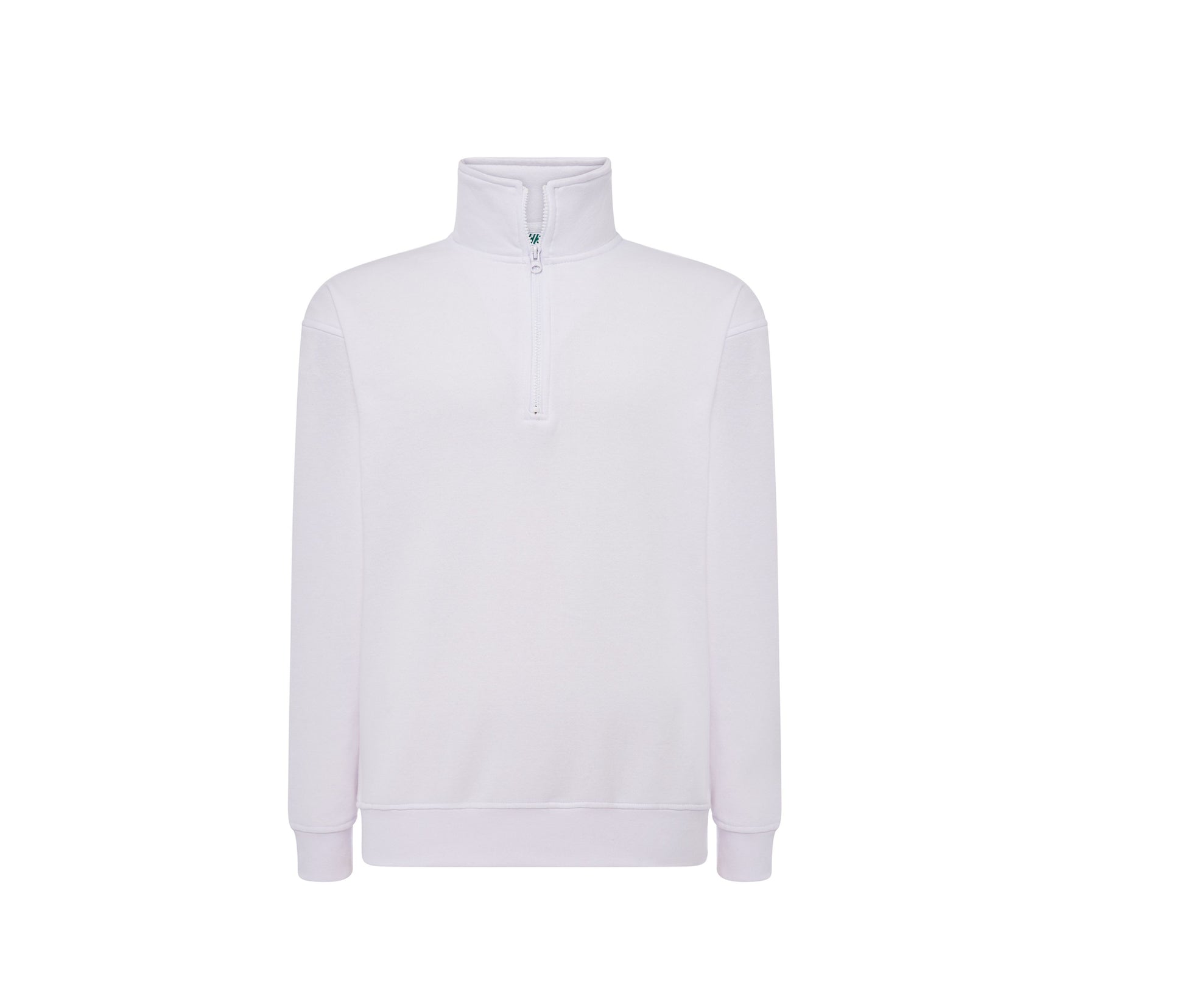 Sweat Col Zippé - White