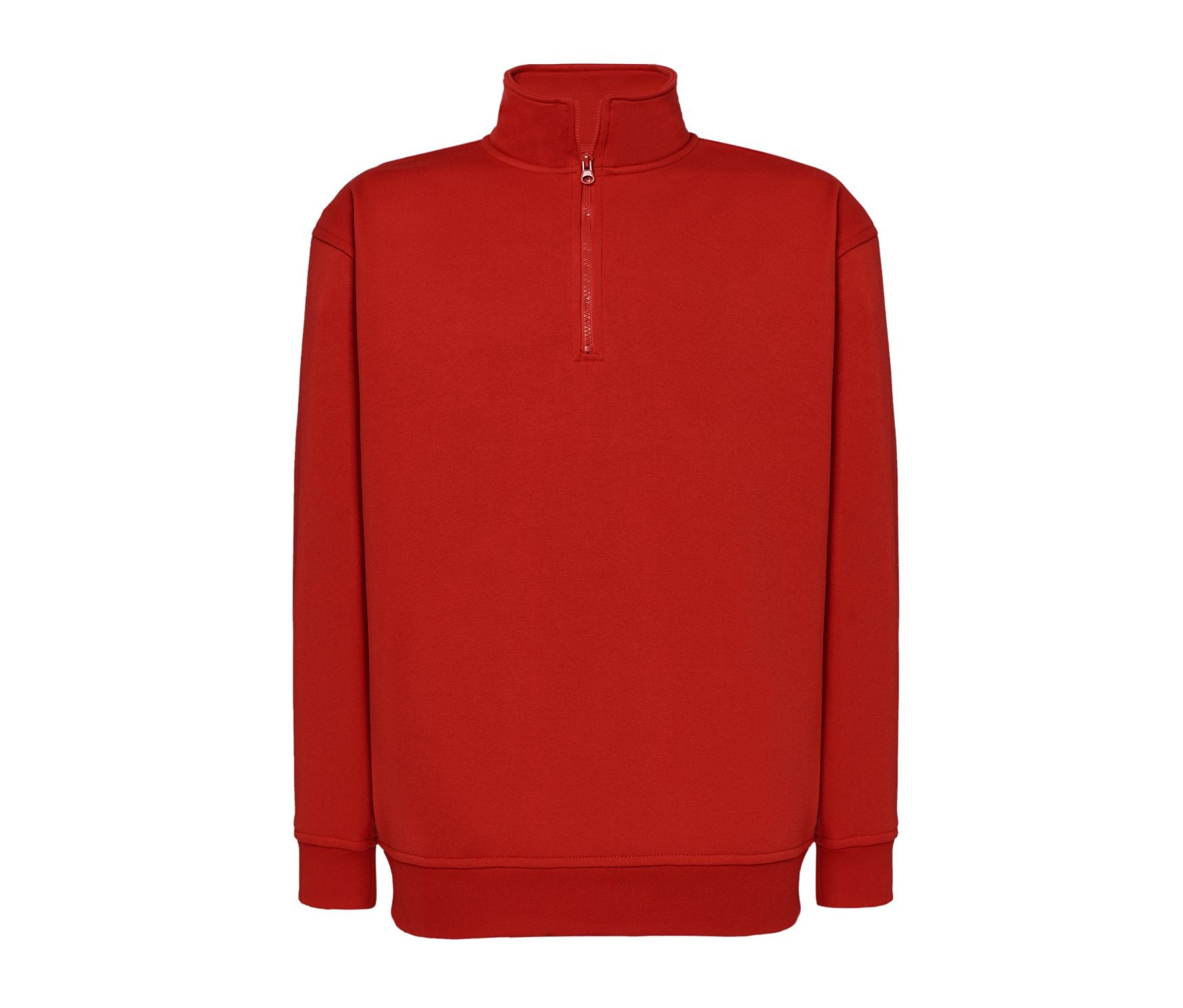 Sweat Col Zippé - Red