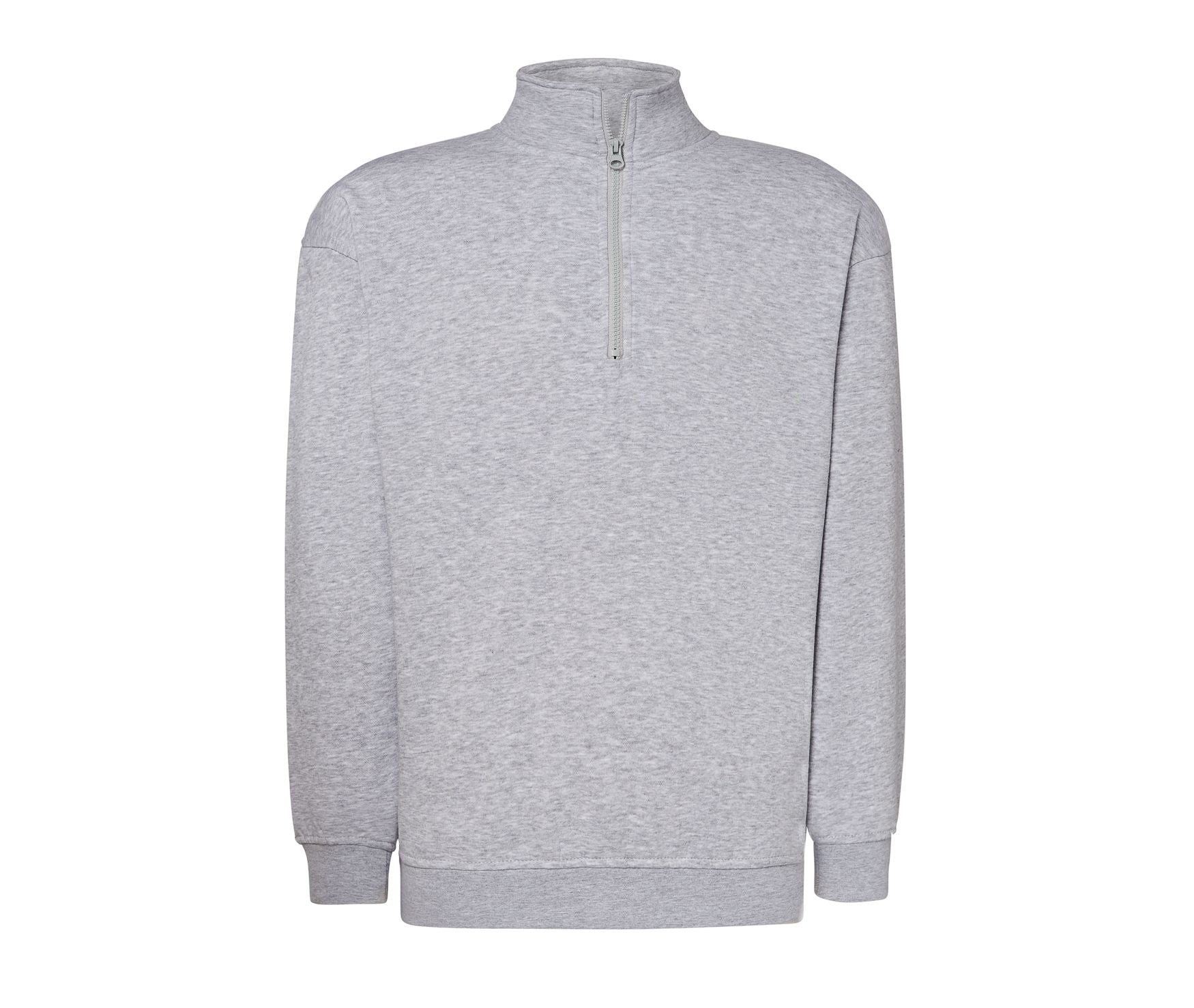 Sweat Col Zippé - Ash Grey
