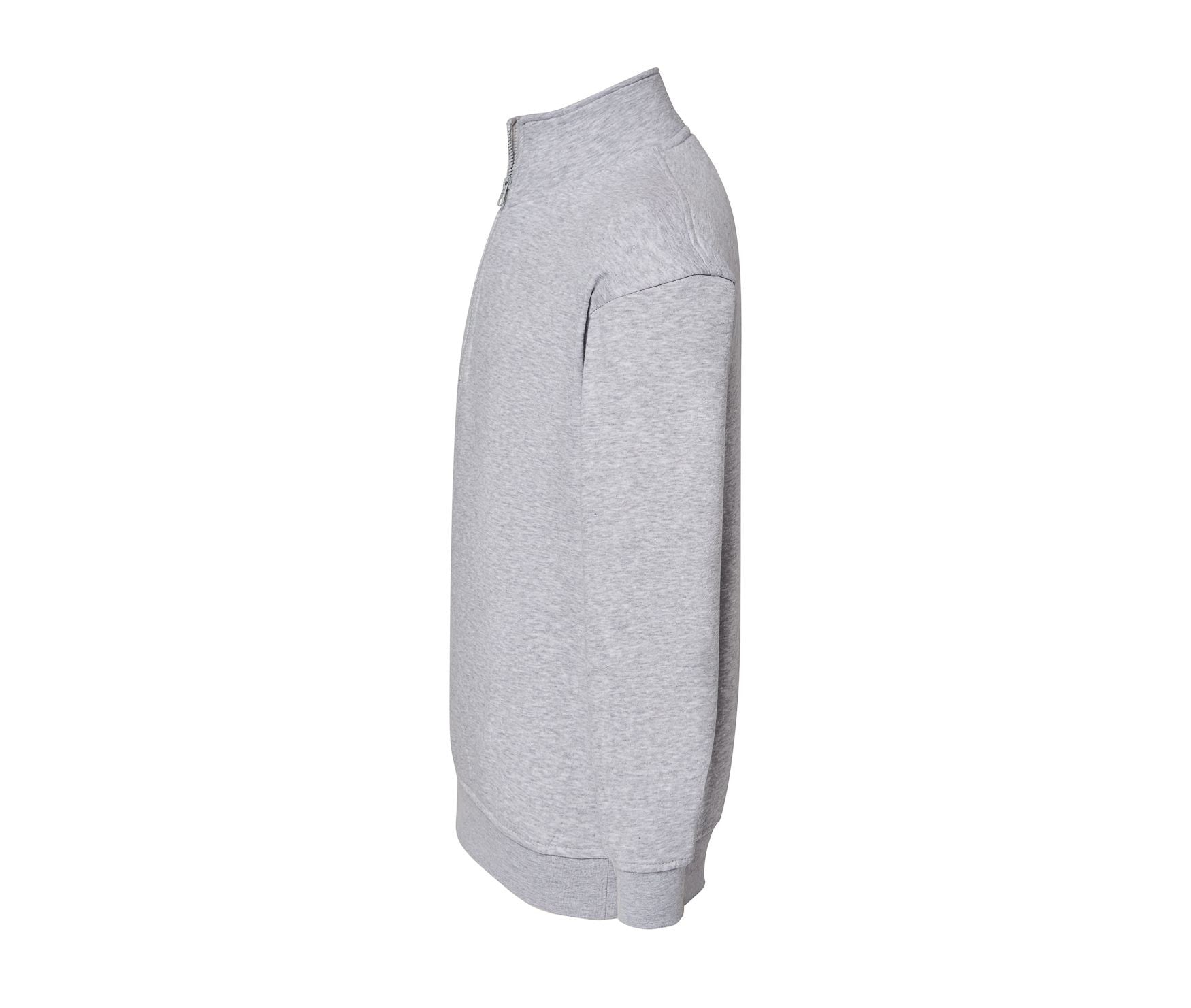 Sweat Col Zippé - Ash Grey