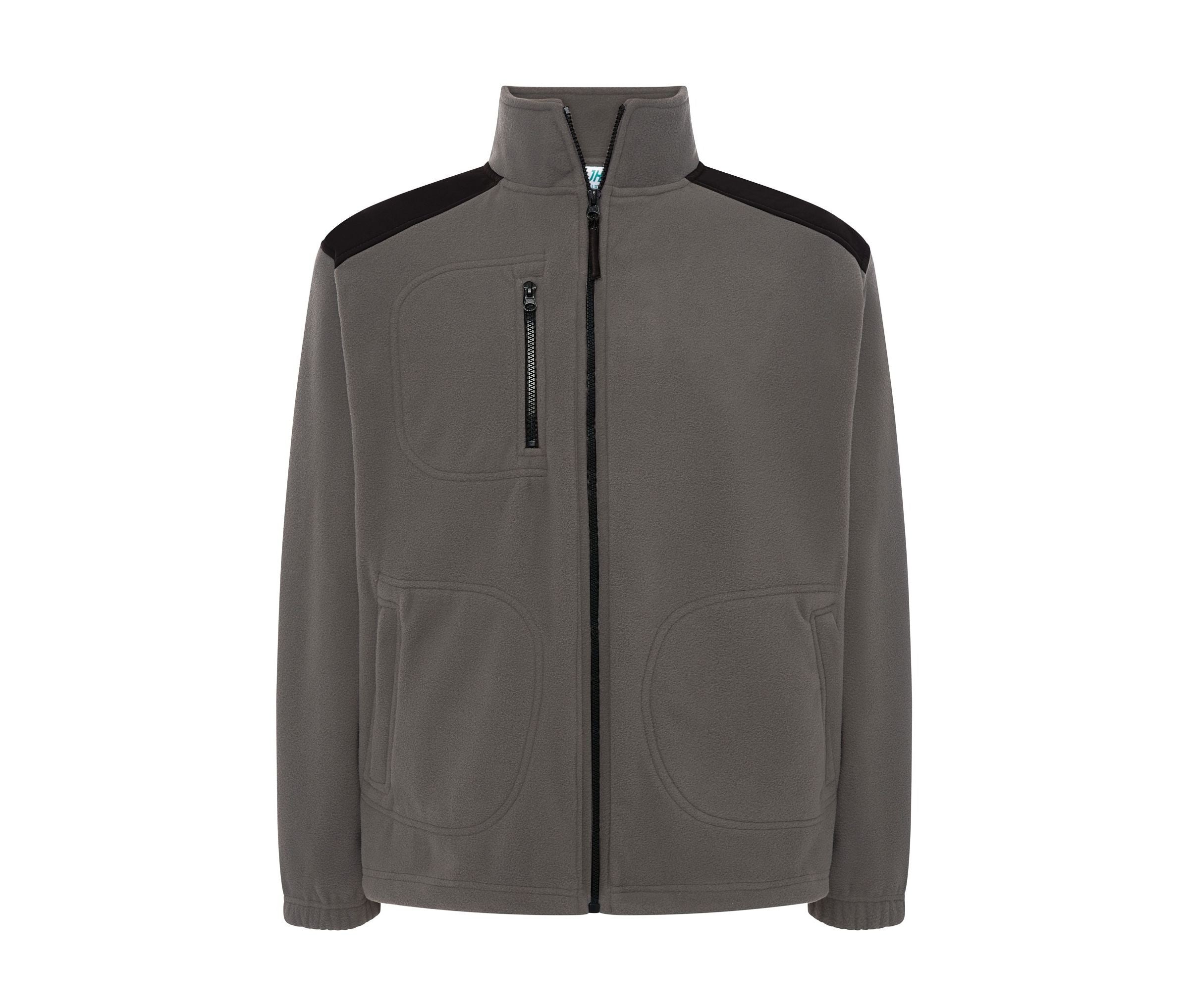 Polaire Bicolore 340 - Zinc/black