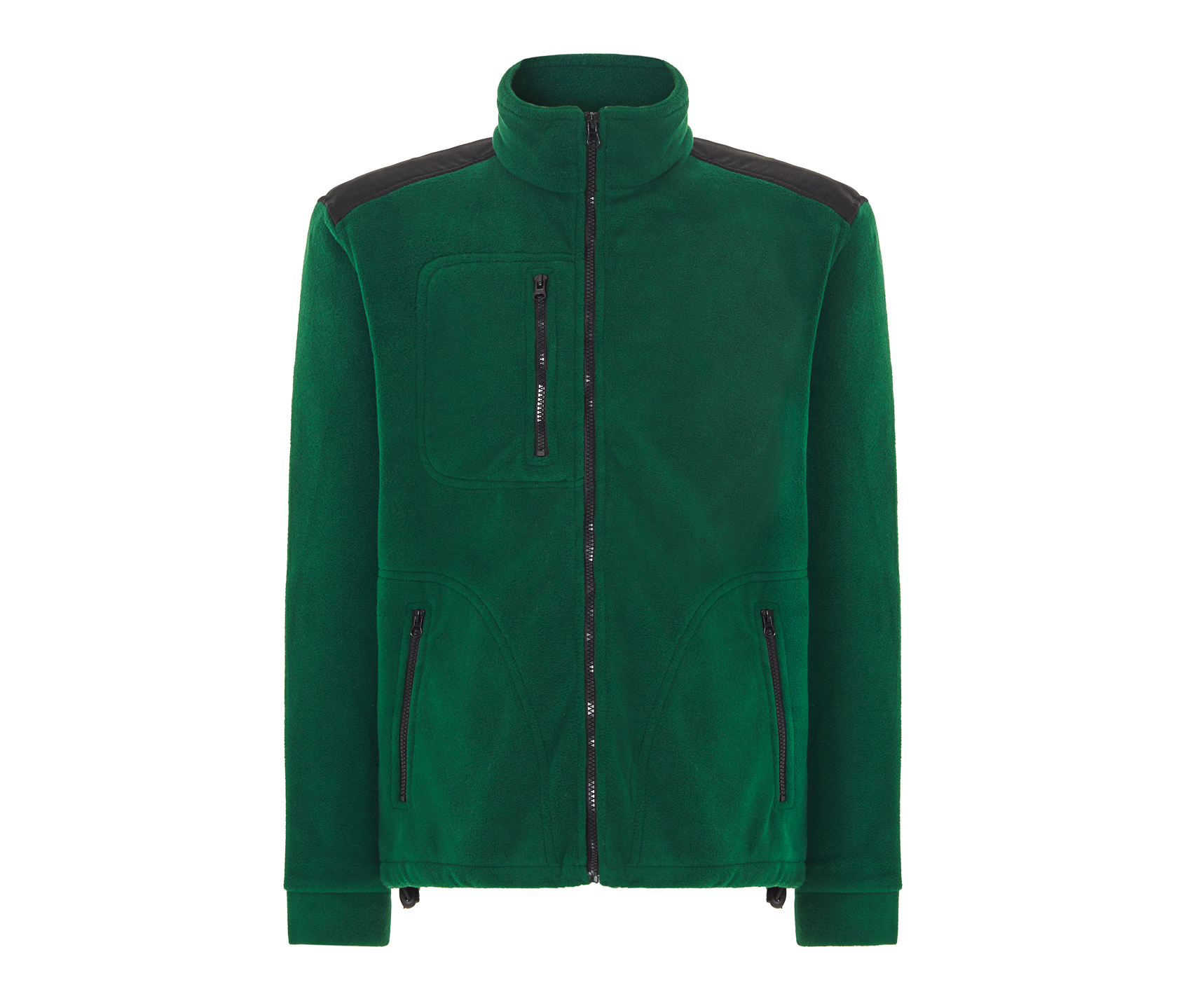 Polaire Bicolore 340 - Bottle Green/black