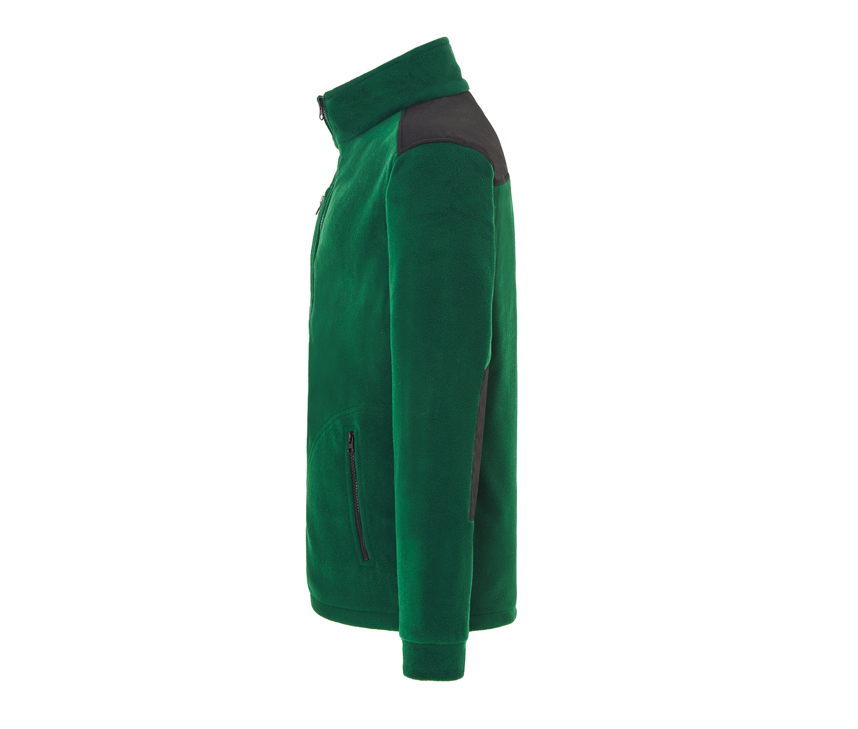 Polaire Bicolore 340 - Bottle Green/black