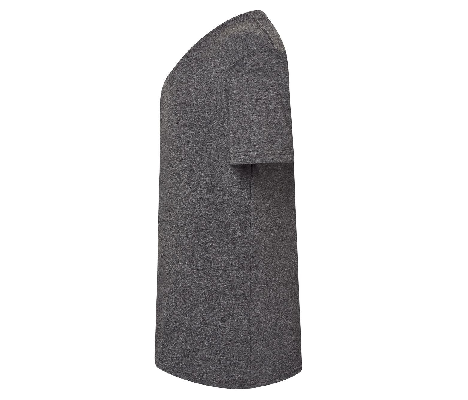 Tee-Shirt Col V 160 - Charcoal Heather