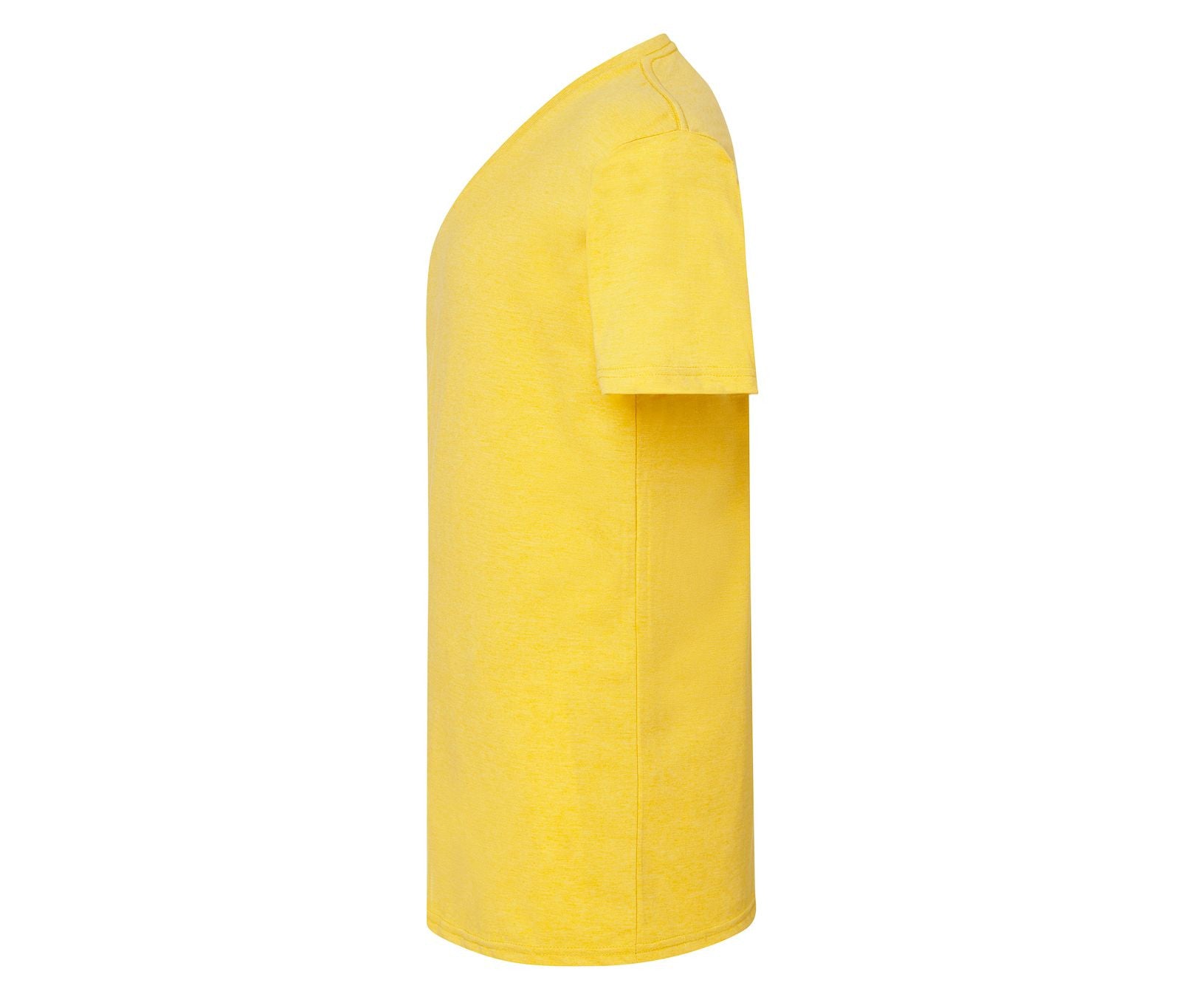 Tee-Shirt Col V 160 - Mustard Heather