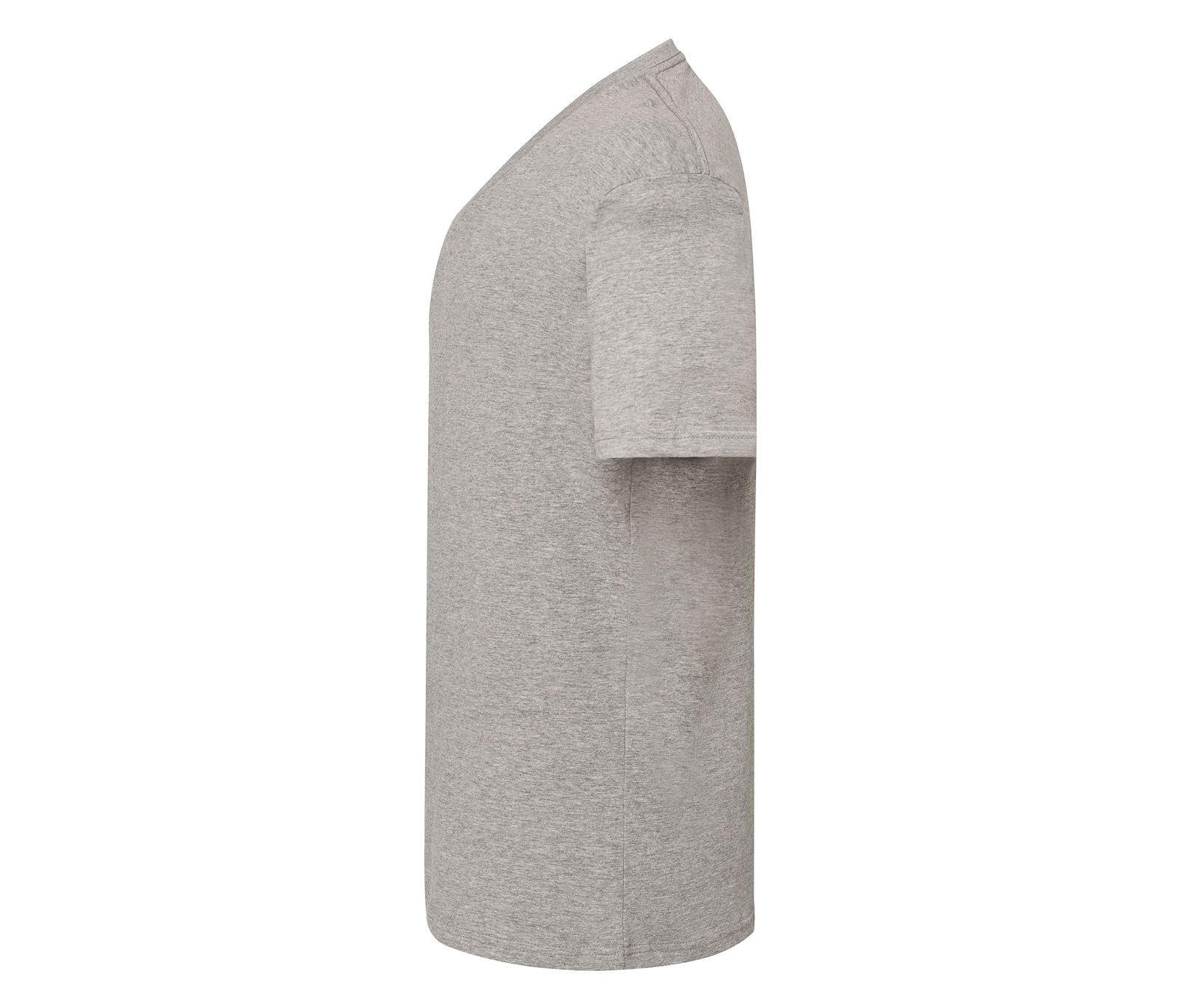 Tee-Shirt Col V 160 - Grey Melange