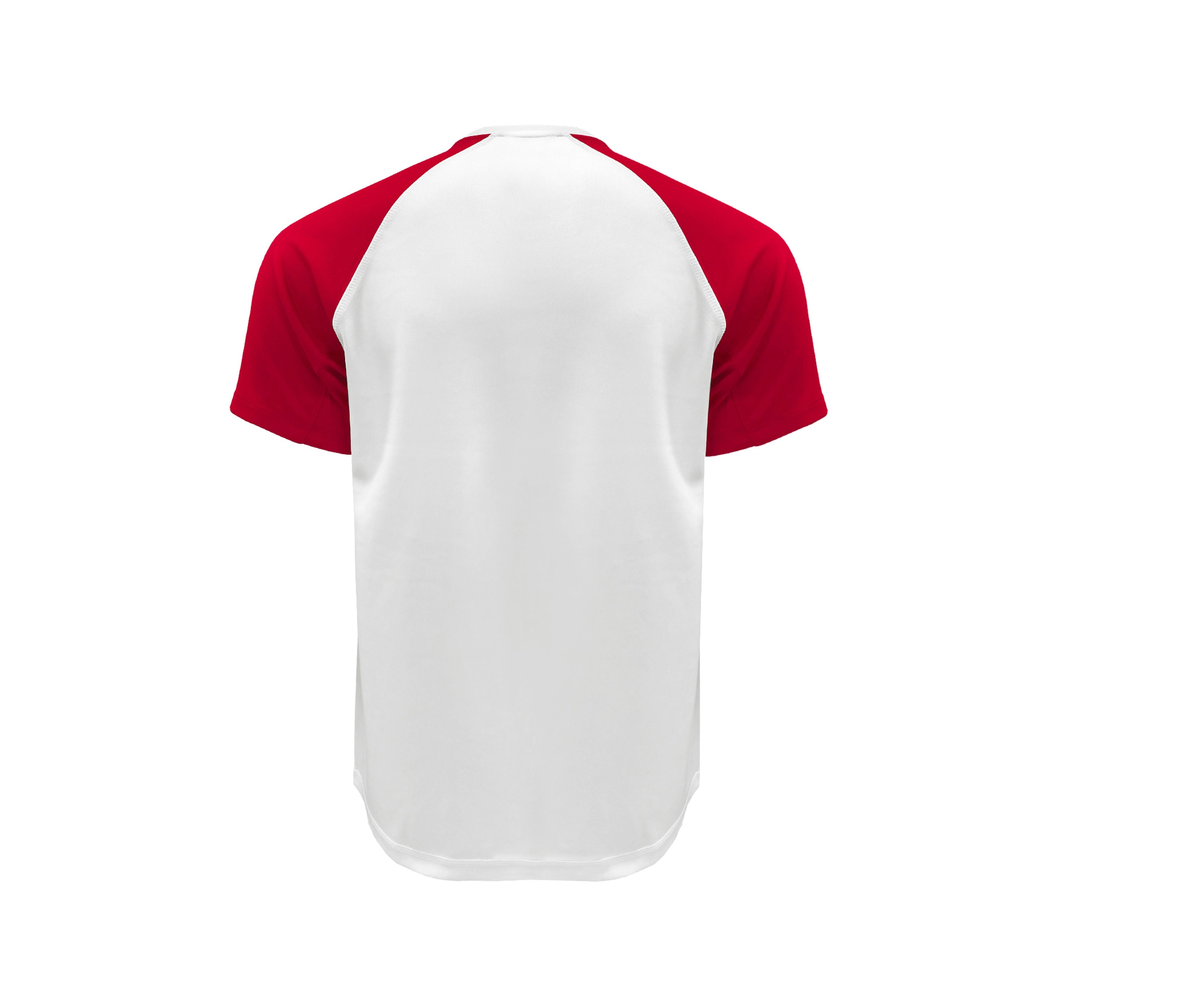 Tee-Shirt Baseball de Sport - White/red