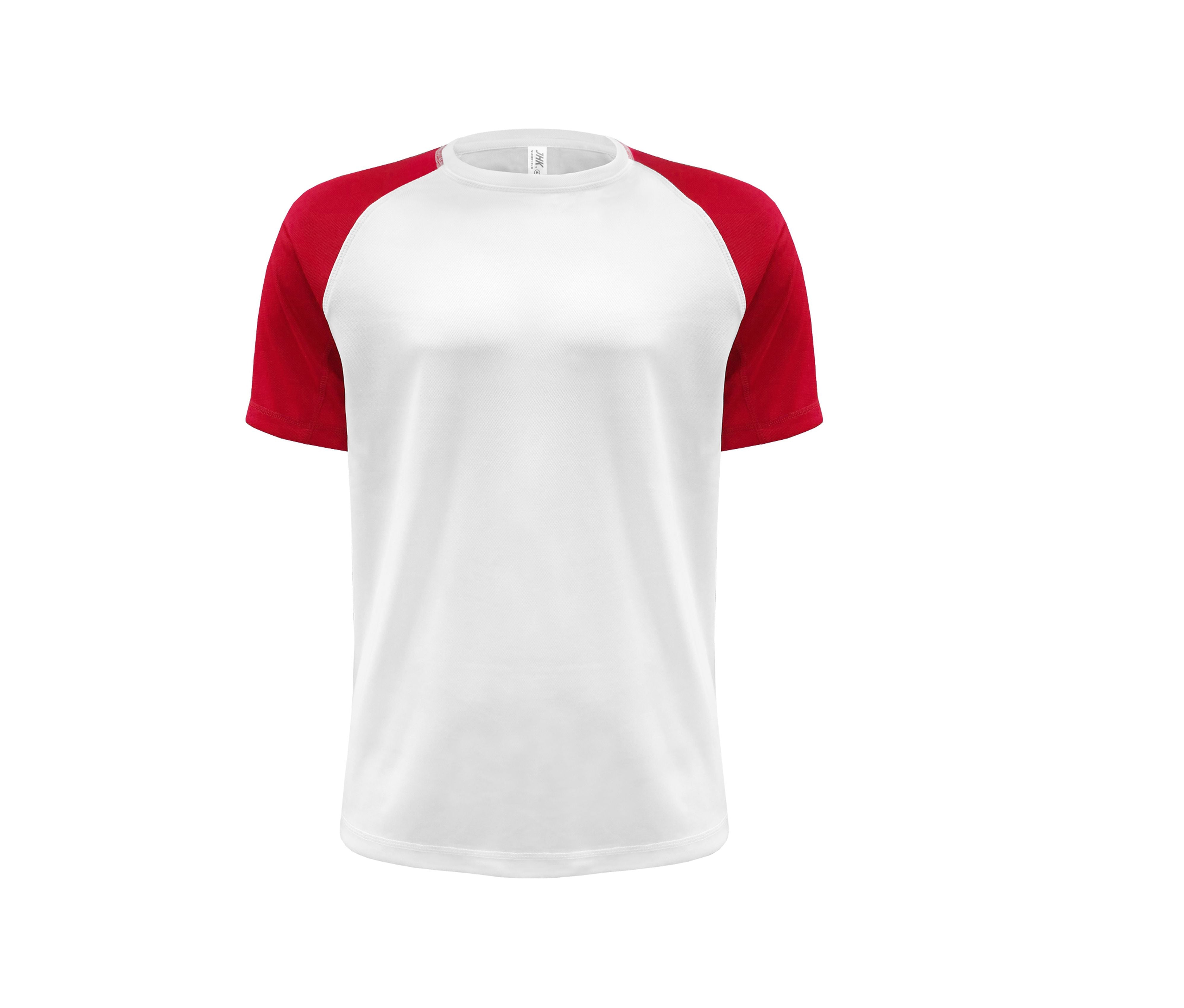 Tee-Shirt Baseball de Sport - White/red